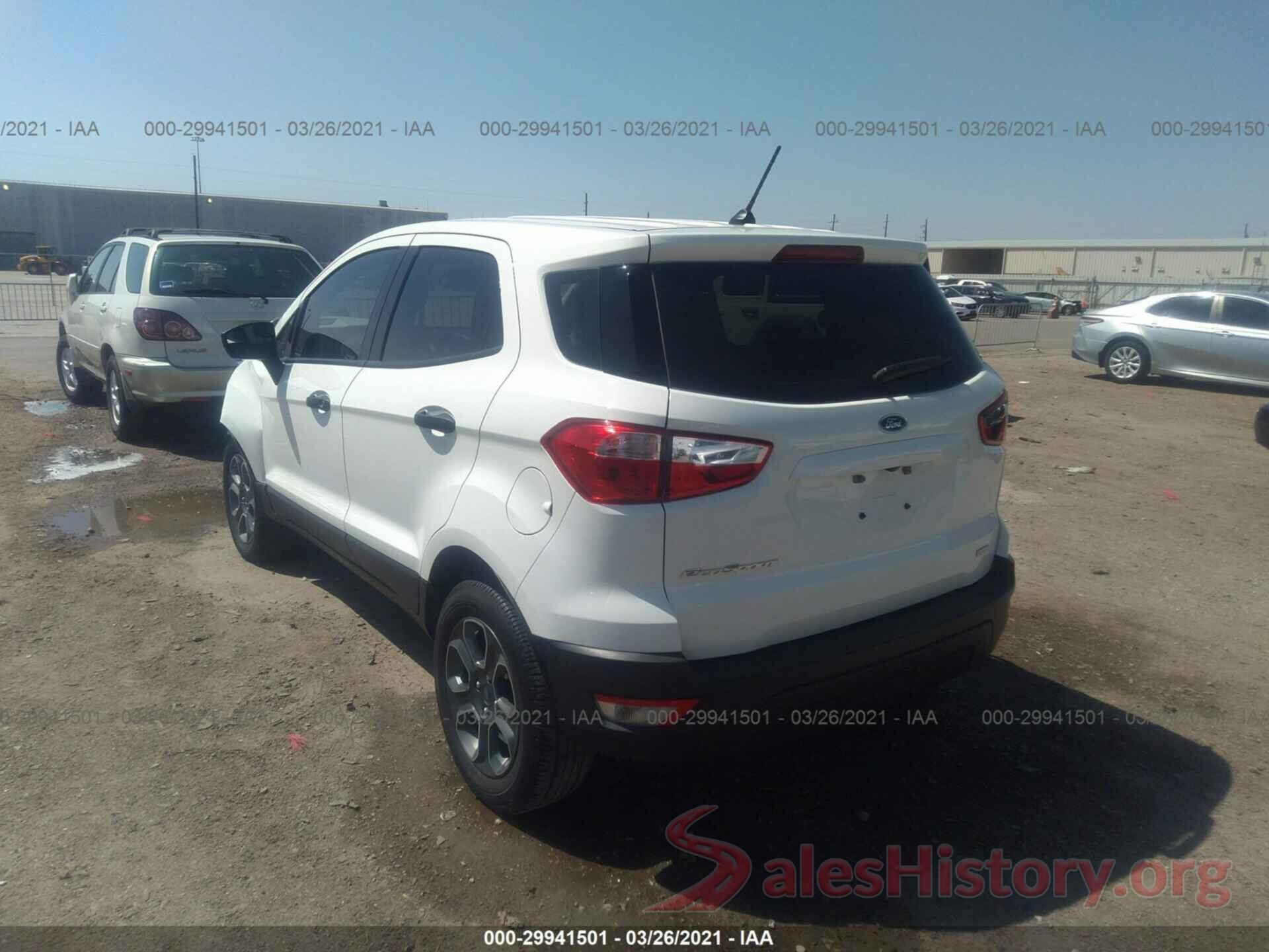 MAJ3S2FEXKC295461 2019 FORD ECOSPORT