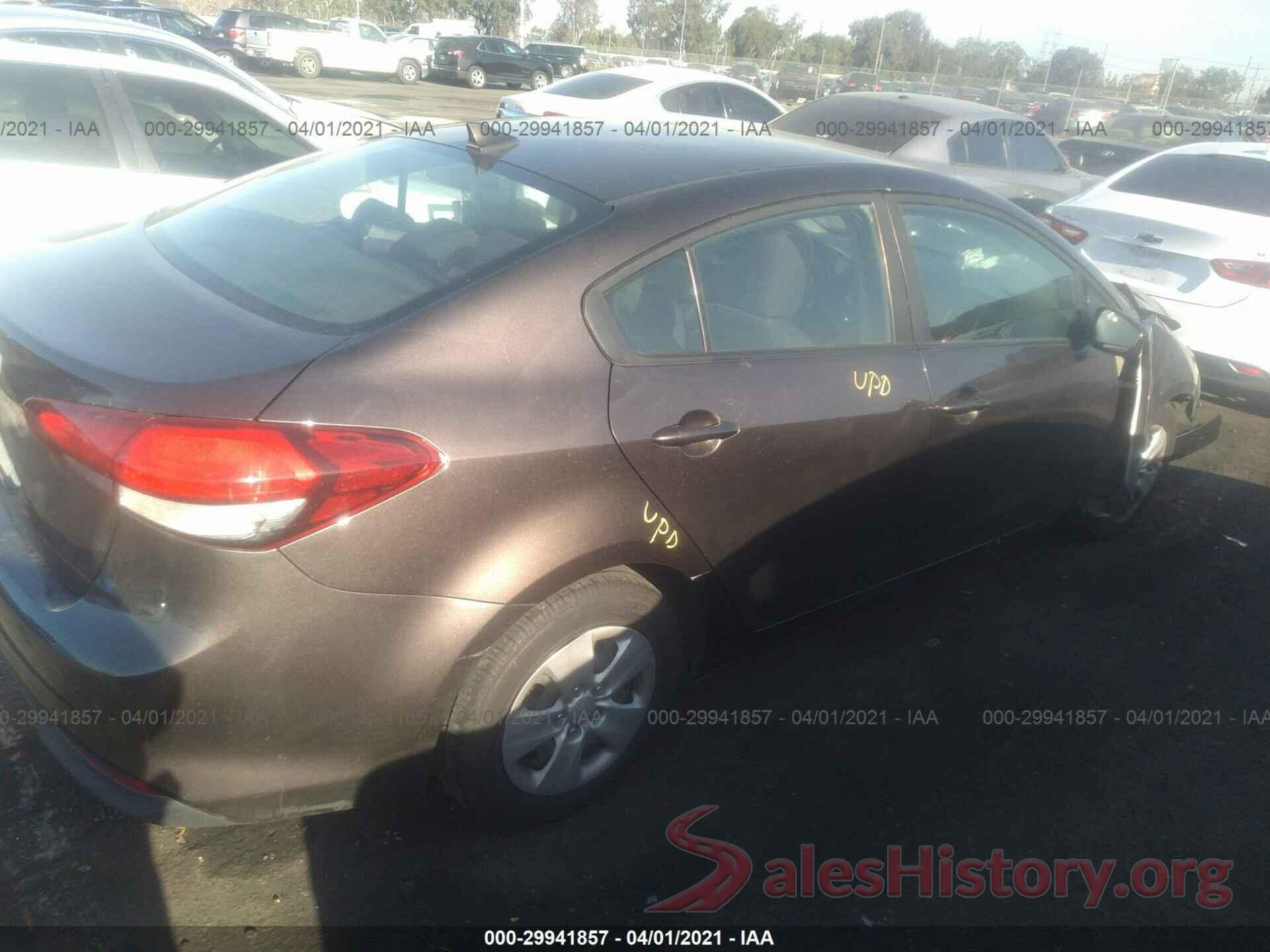 3KPFL4A78HE124413 2017 KIA FORTE