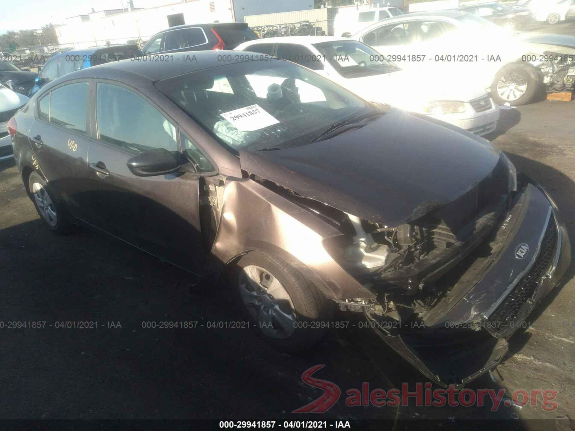 3KPFL4A78HE124413 2017 KIA FORTE