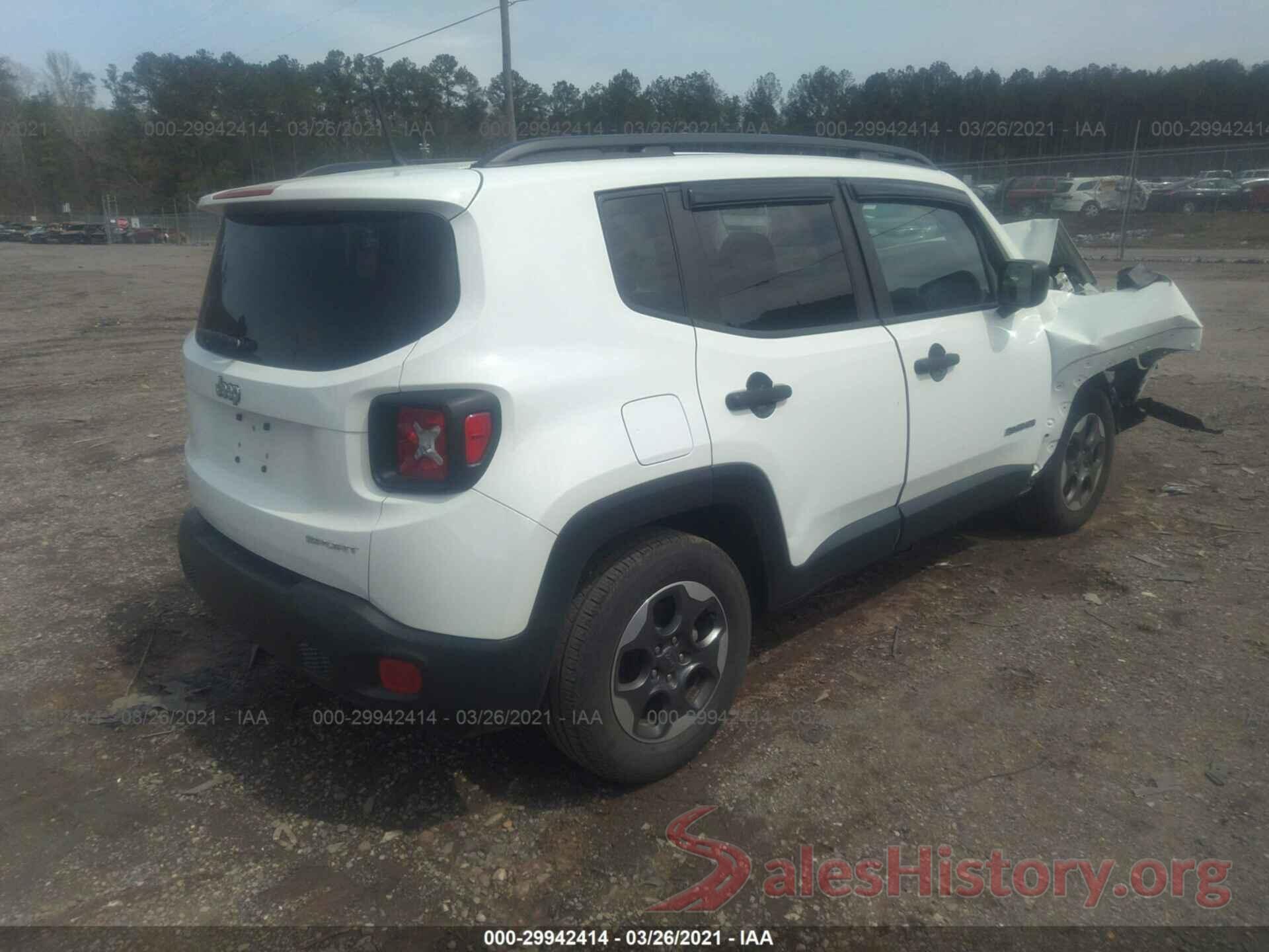 ZACCJAAB4HPG22588 2017 JEEP RENEGADE