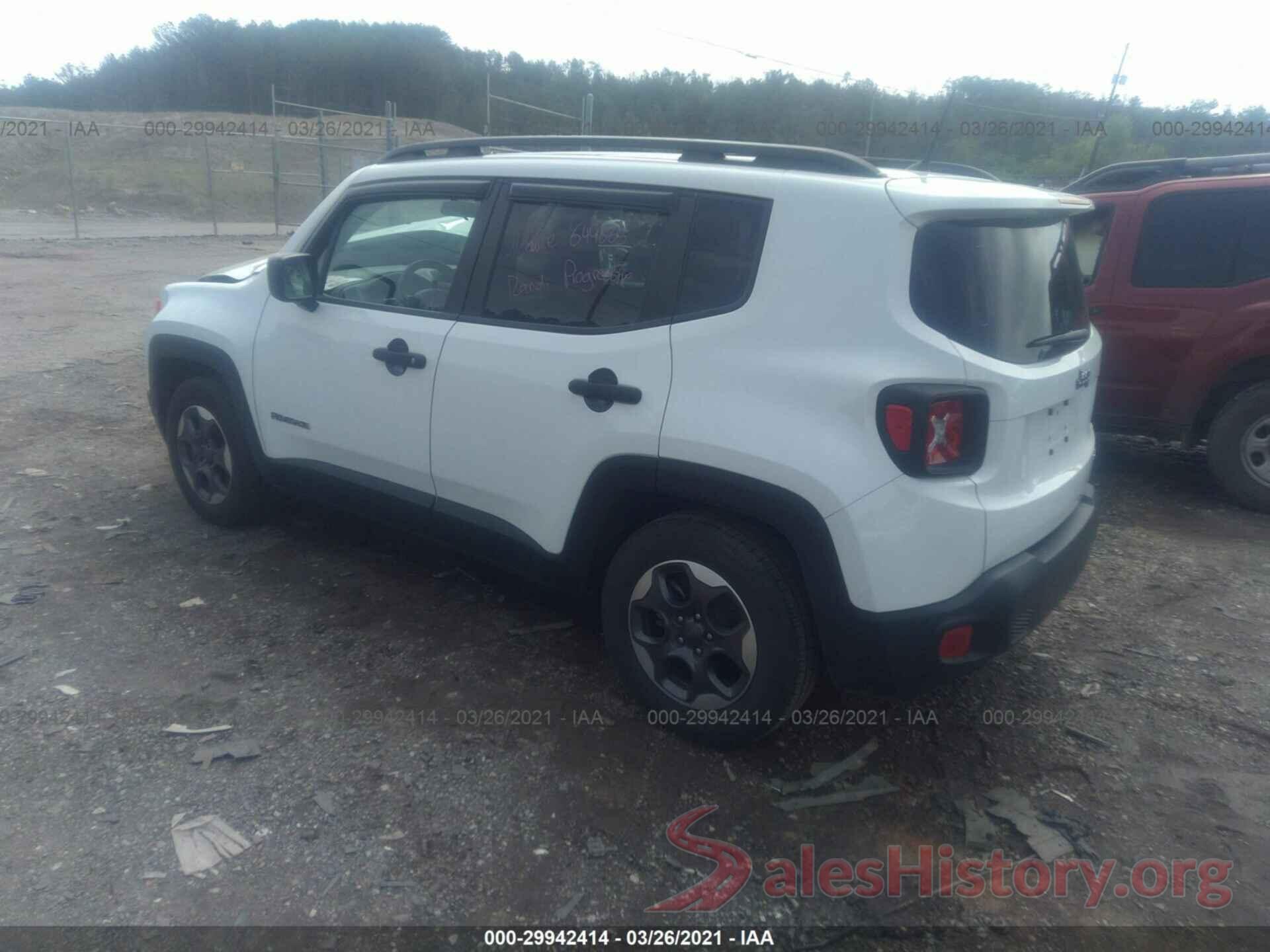 ZACCJAAB4HPG22588 2017 JEEP RENEGADE