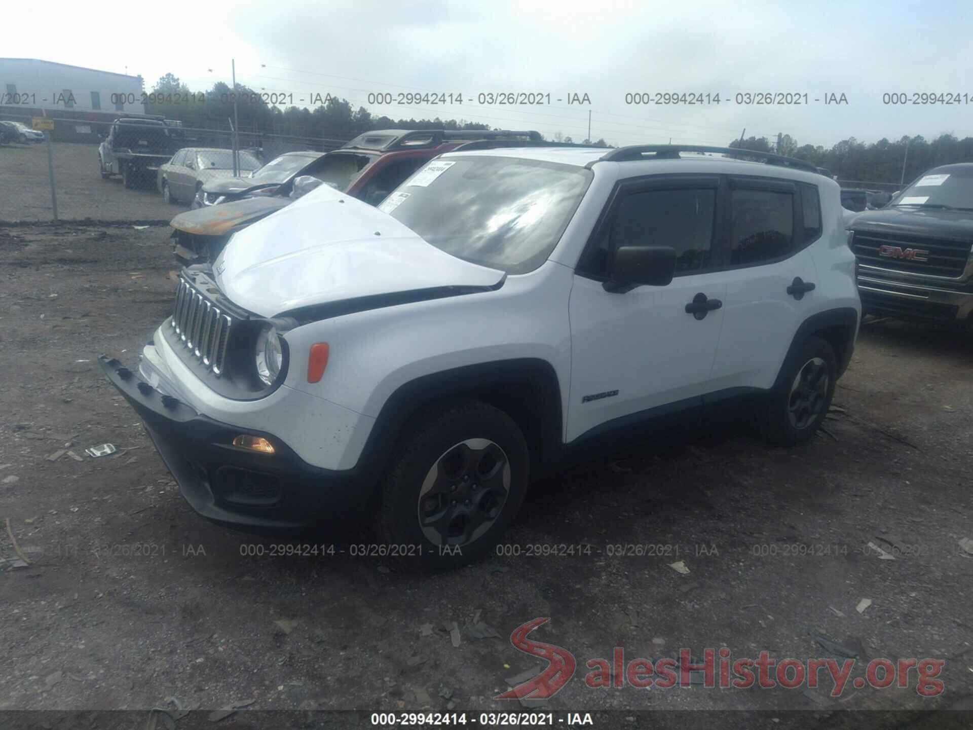 ZACCJAAB4HPG22588 2017 JEEP RENEGADE