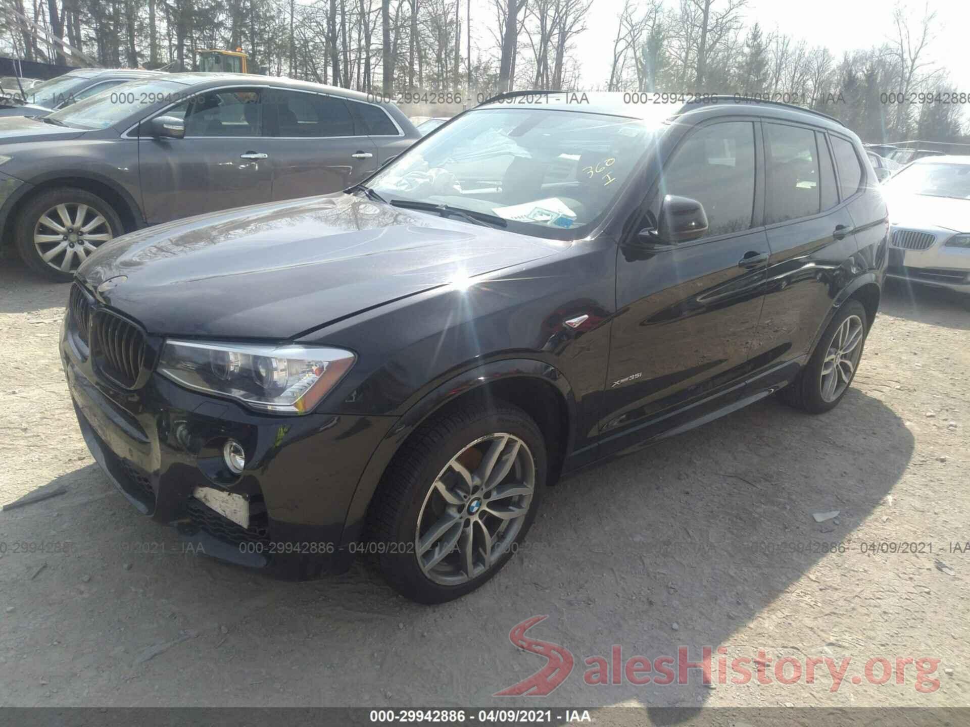 5UXWX7C51G0R17950 2016 BMW X3