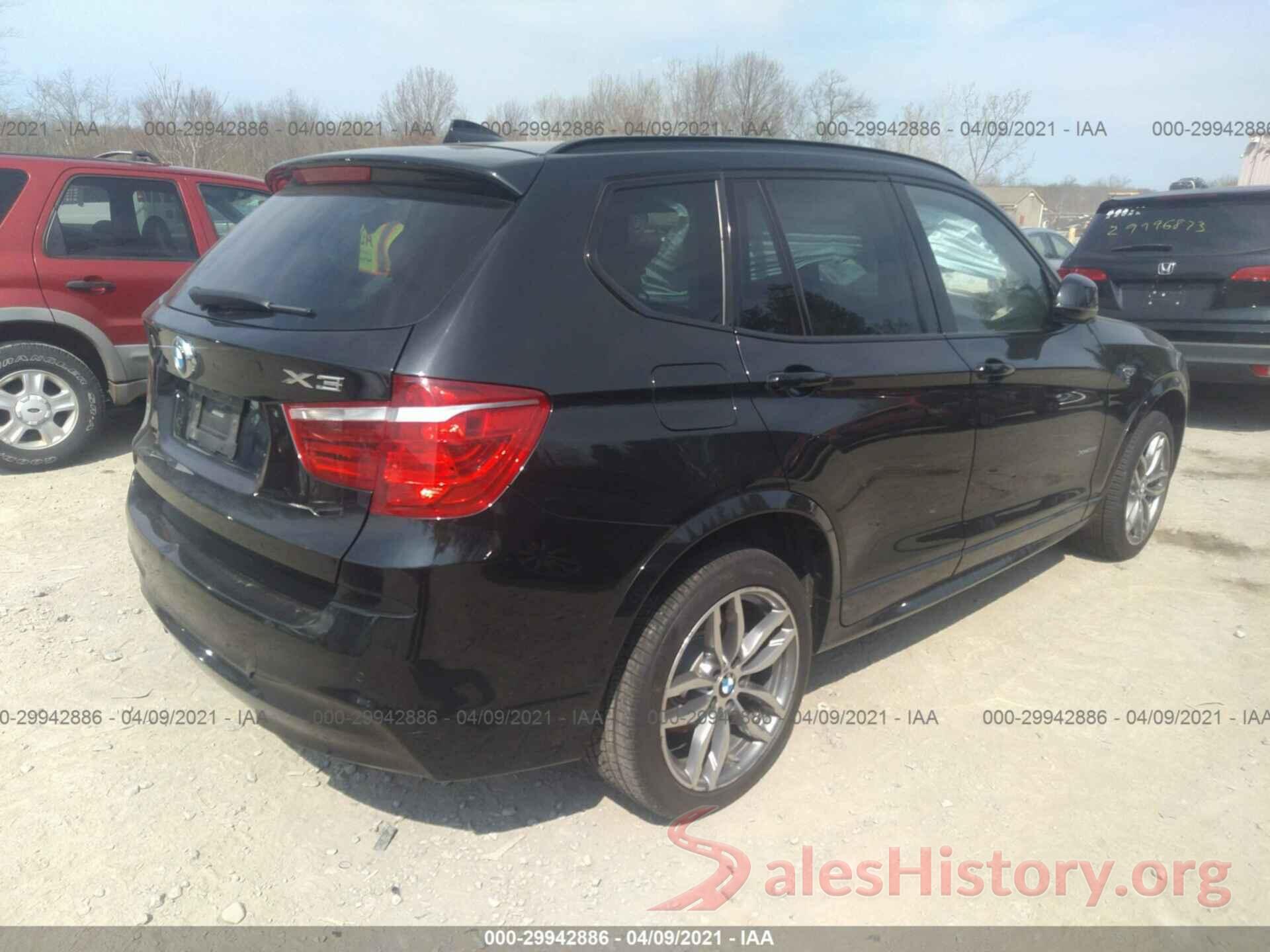 5UXWX7C51G0R17950 2016 BMW X3