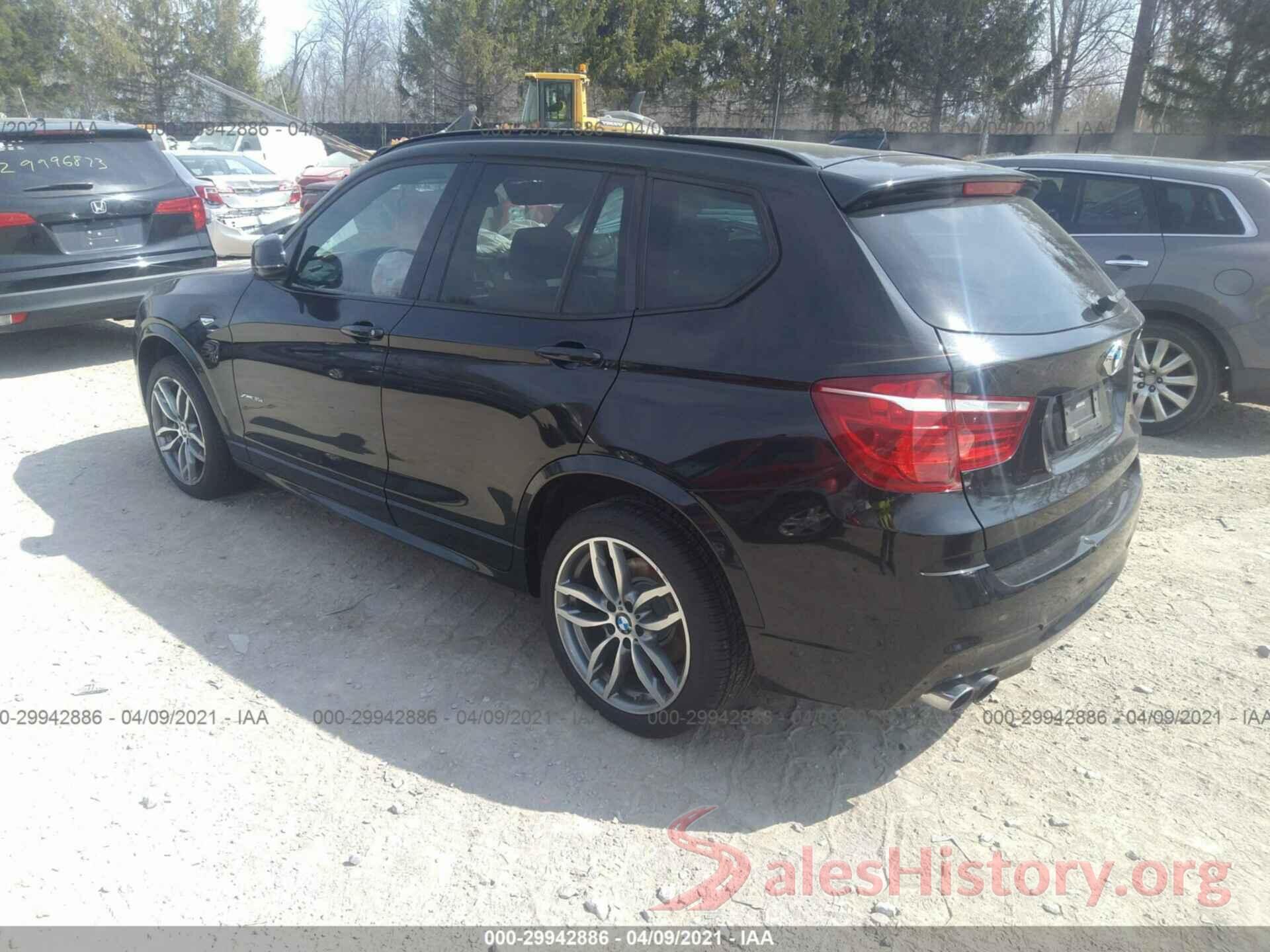 5UXWX7C51G0R17950 2016 BMW X3