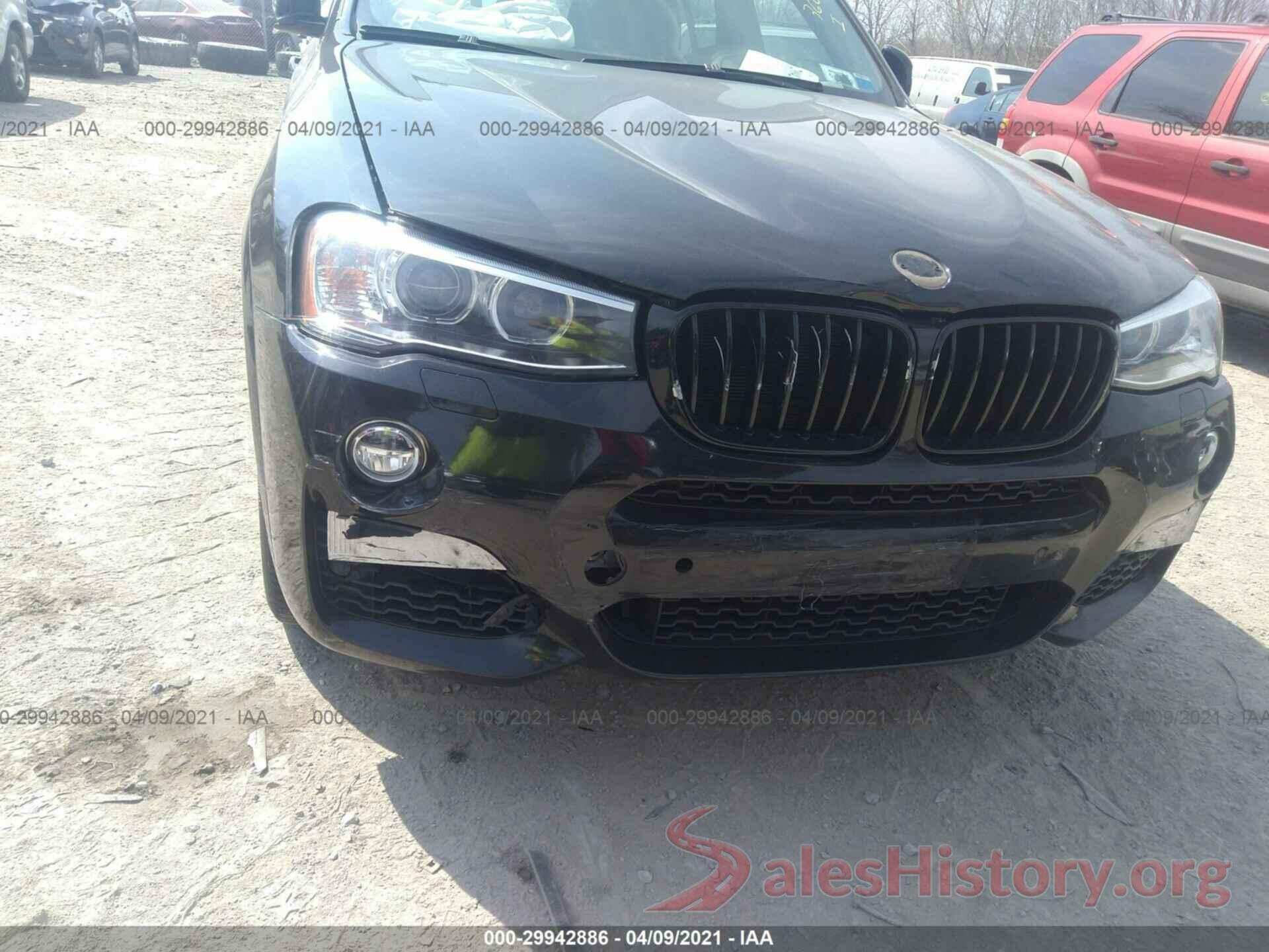 5UXWX7C51G0R17950 2016 BMW X3