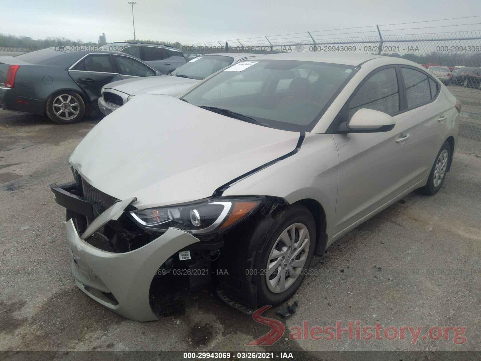 5NPD74LF3JH293322 2018 HYUNDAI ELANTRA