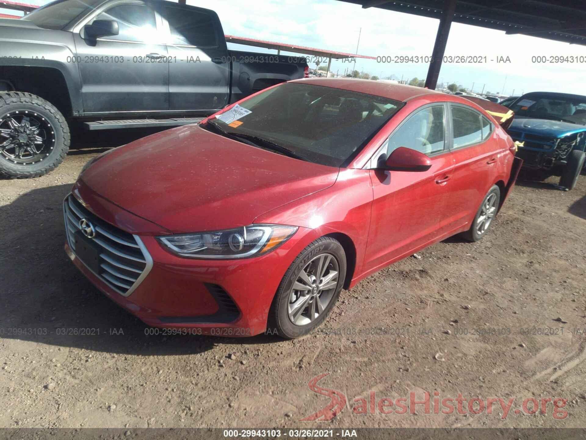 5NPD84LF7JH305890 2018 HYUNDAI ELANTRA