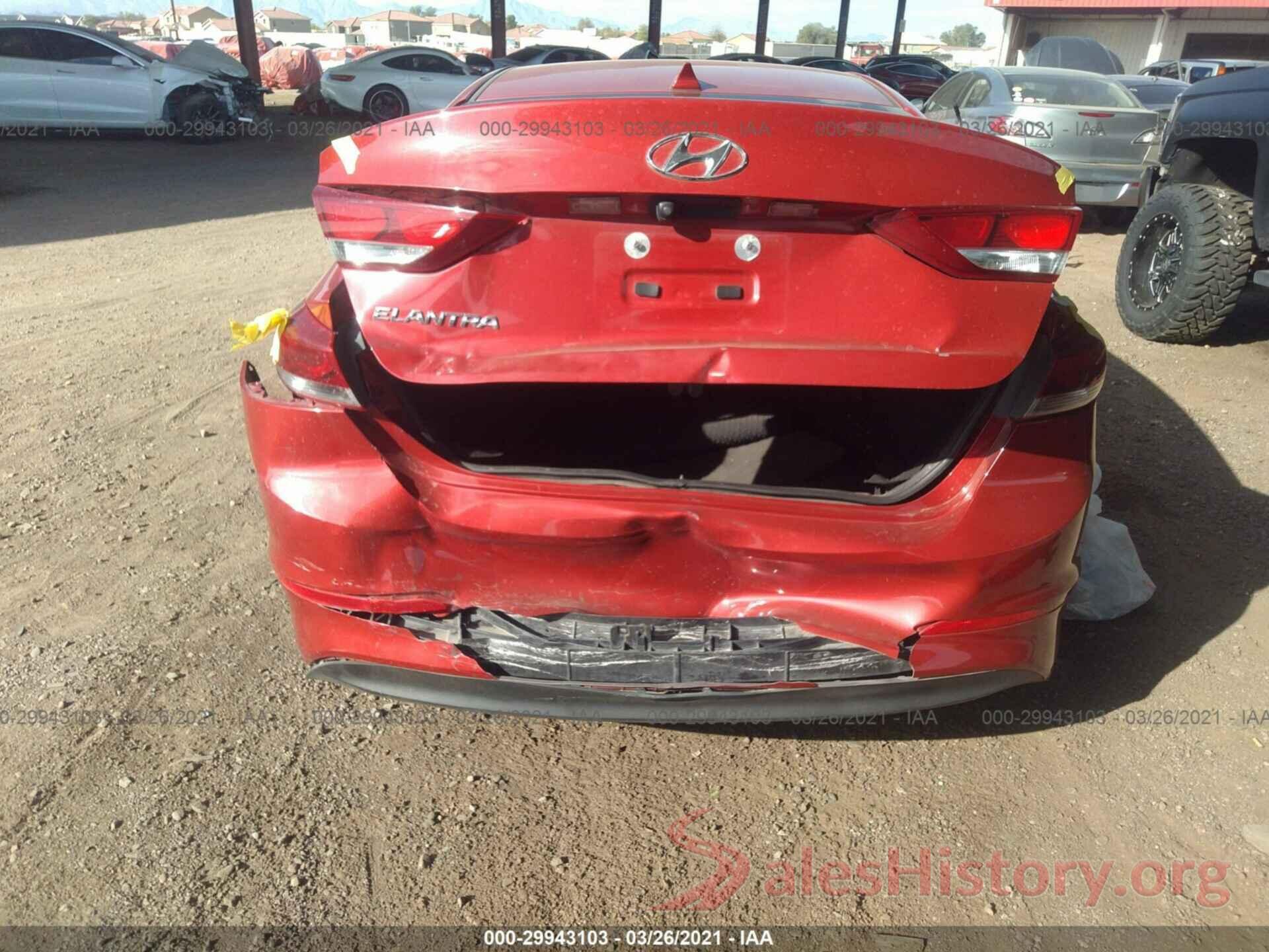 5NPD84LF7JH305890 2018 HYUNDAI ELANTRA