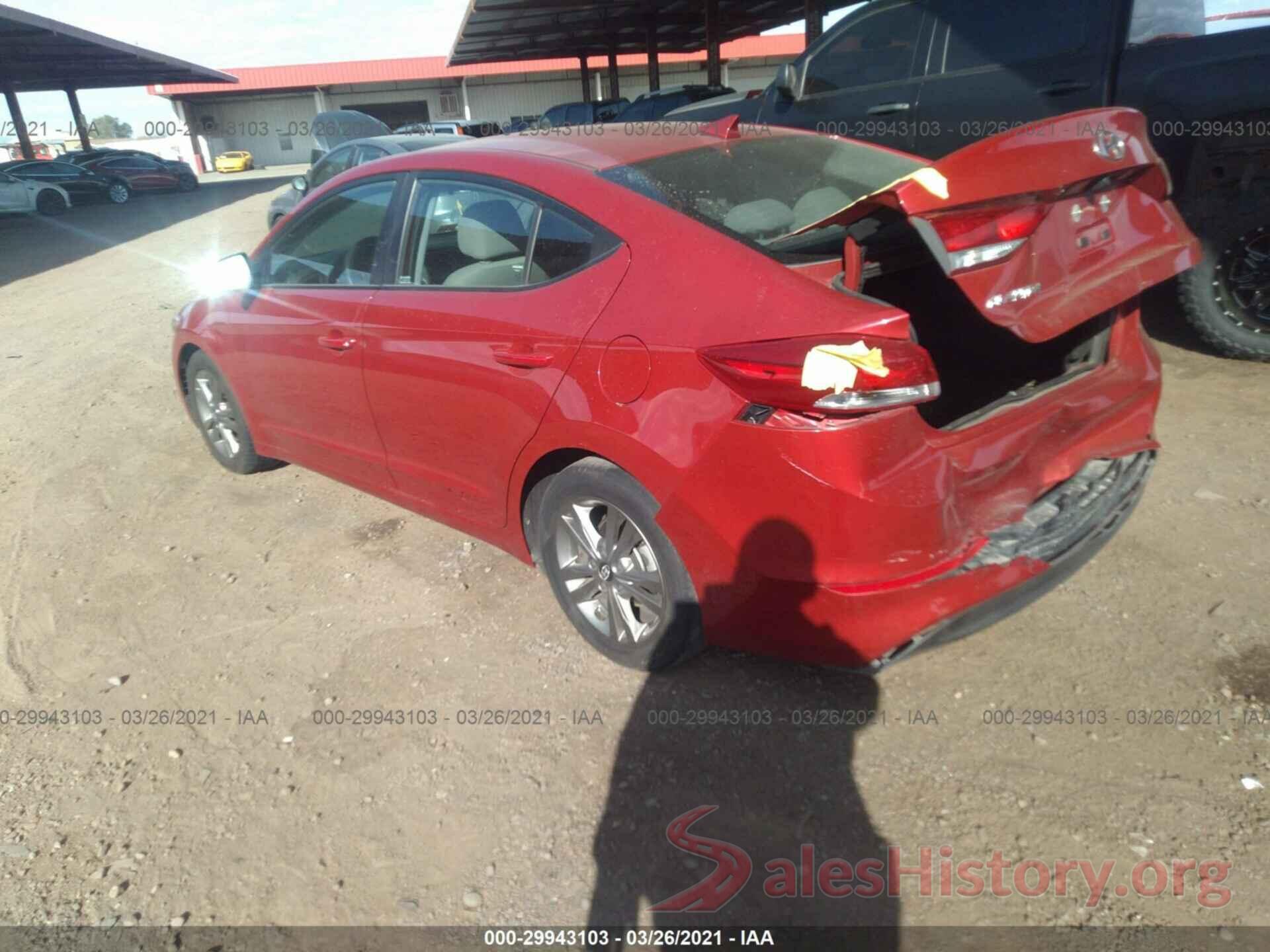 5NPD84LF7JH305890 2018 HYUNDAI ELANTRA