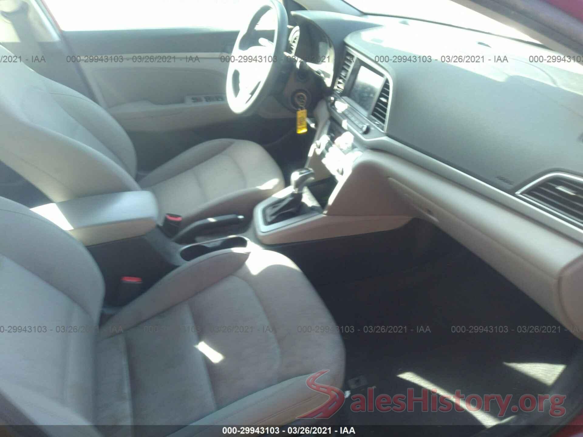 5NPD84LF7JH305890 2018 HYUNDAI ELANTRA