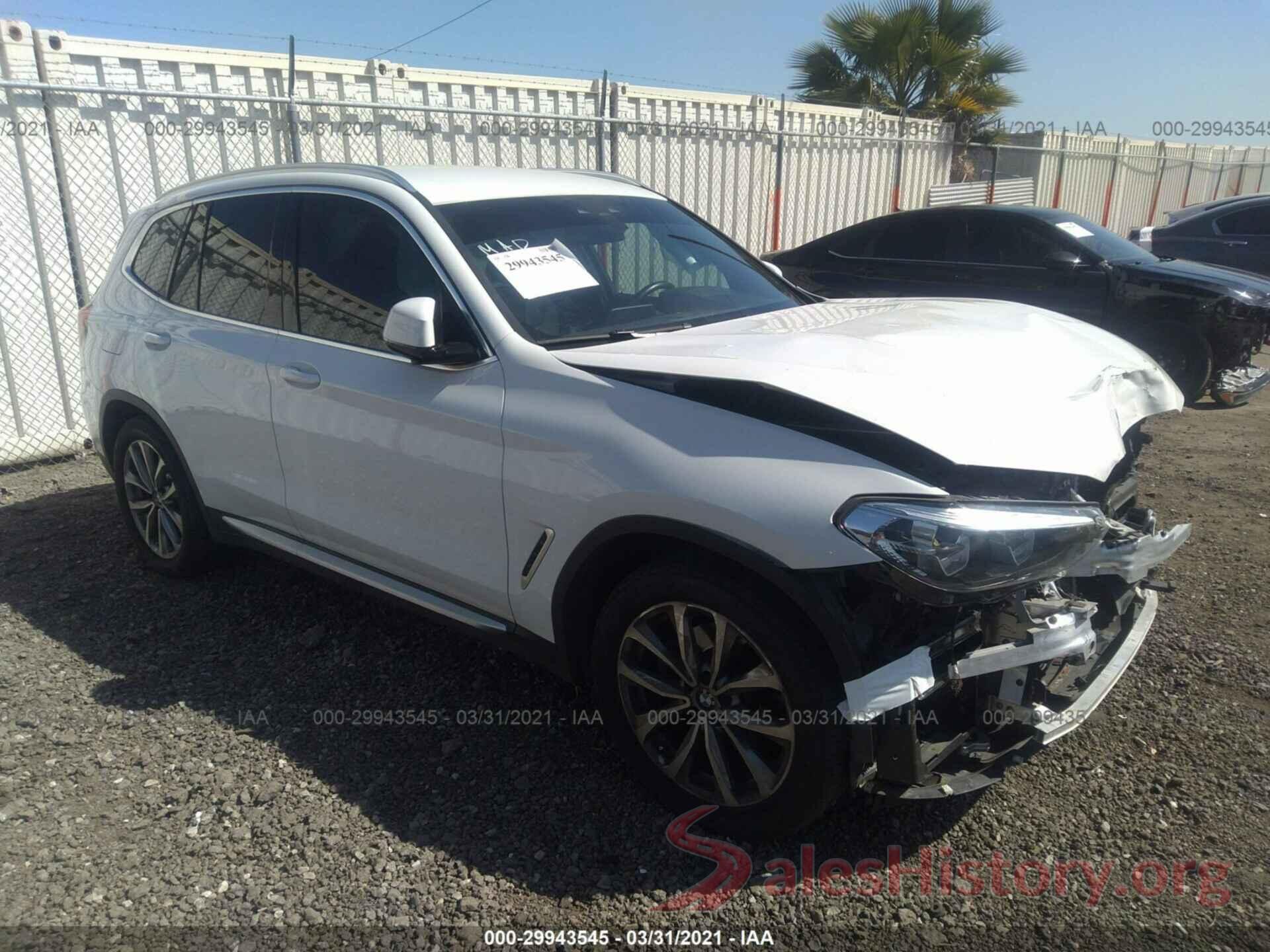 5UXTR7C58KLF32151 2019 BMW X3