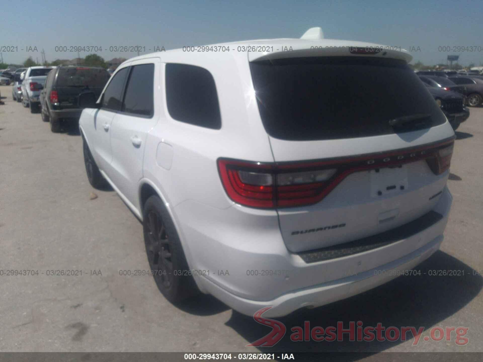 1C4RDHDG0GC361917 2016 DODGE DURANGO