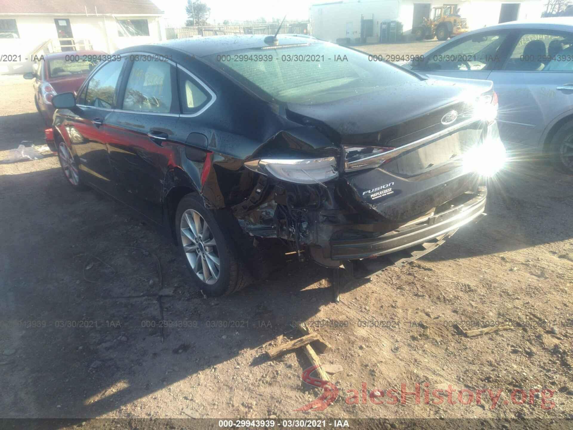 3FA6P0LU3HR164851 2017 FORD FUSION