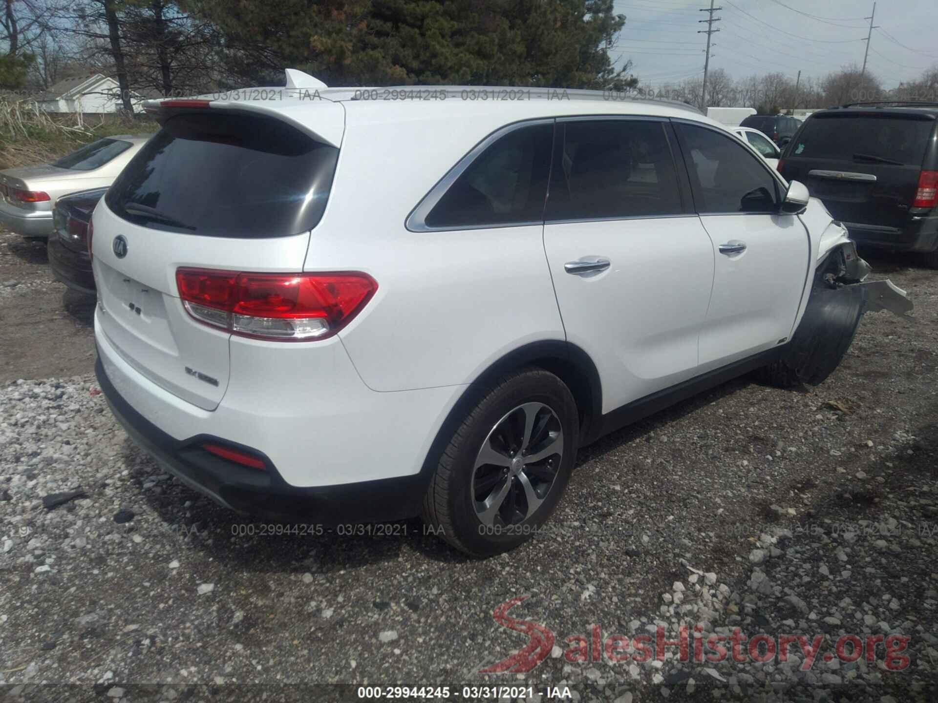 5XYPHDA14GG015613 2016 KIA SORENTO