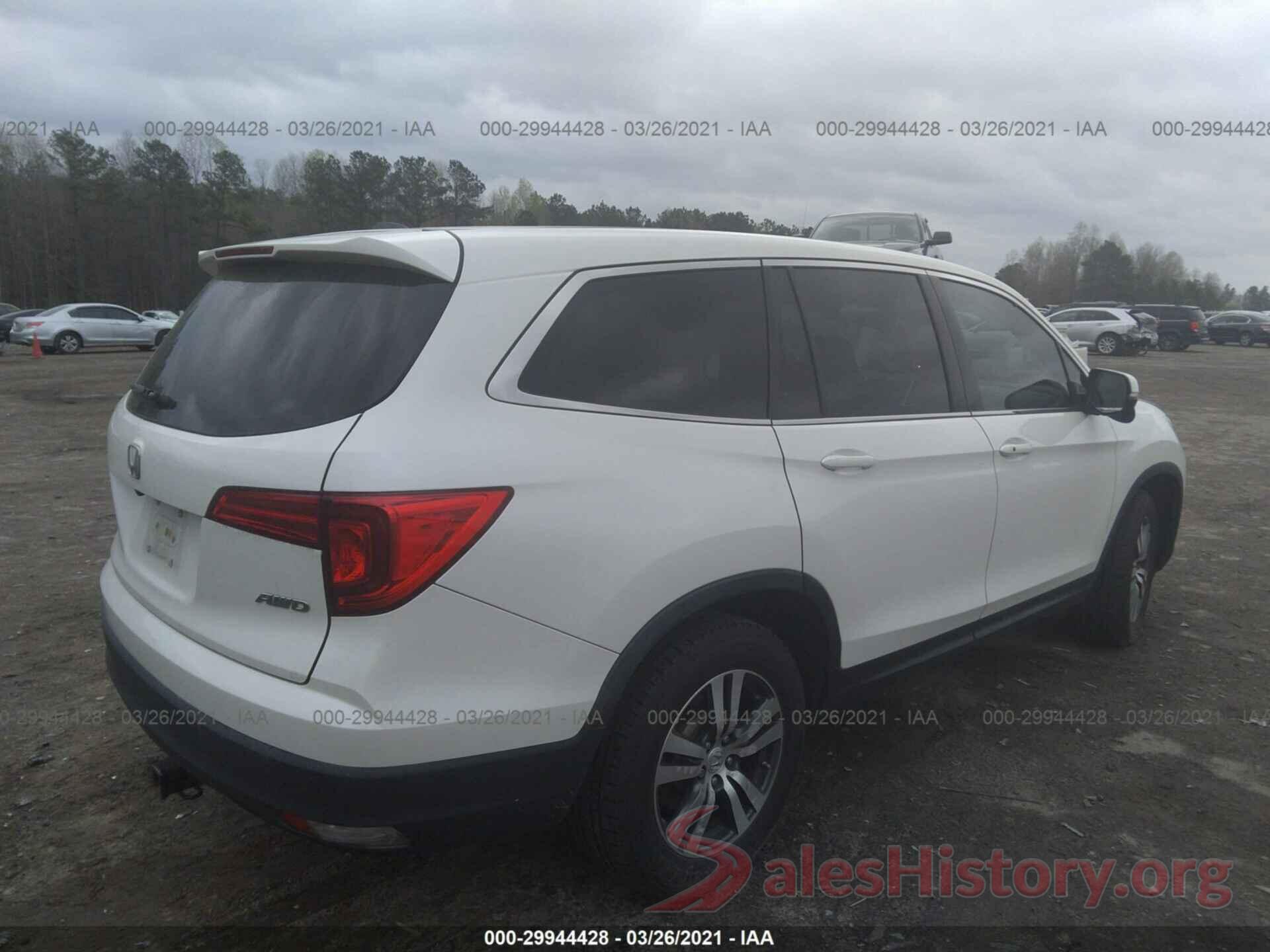 5FNYF6H55GB029705 2016 HONDA PILOT