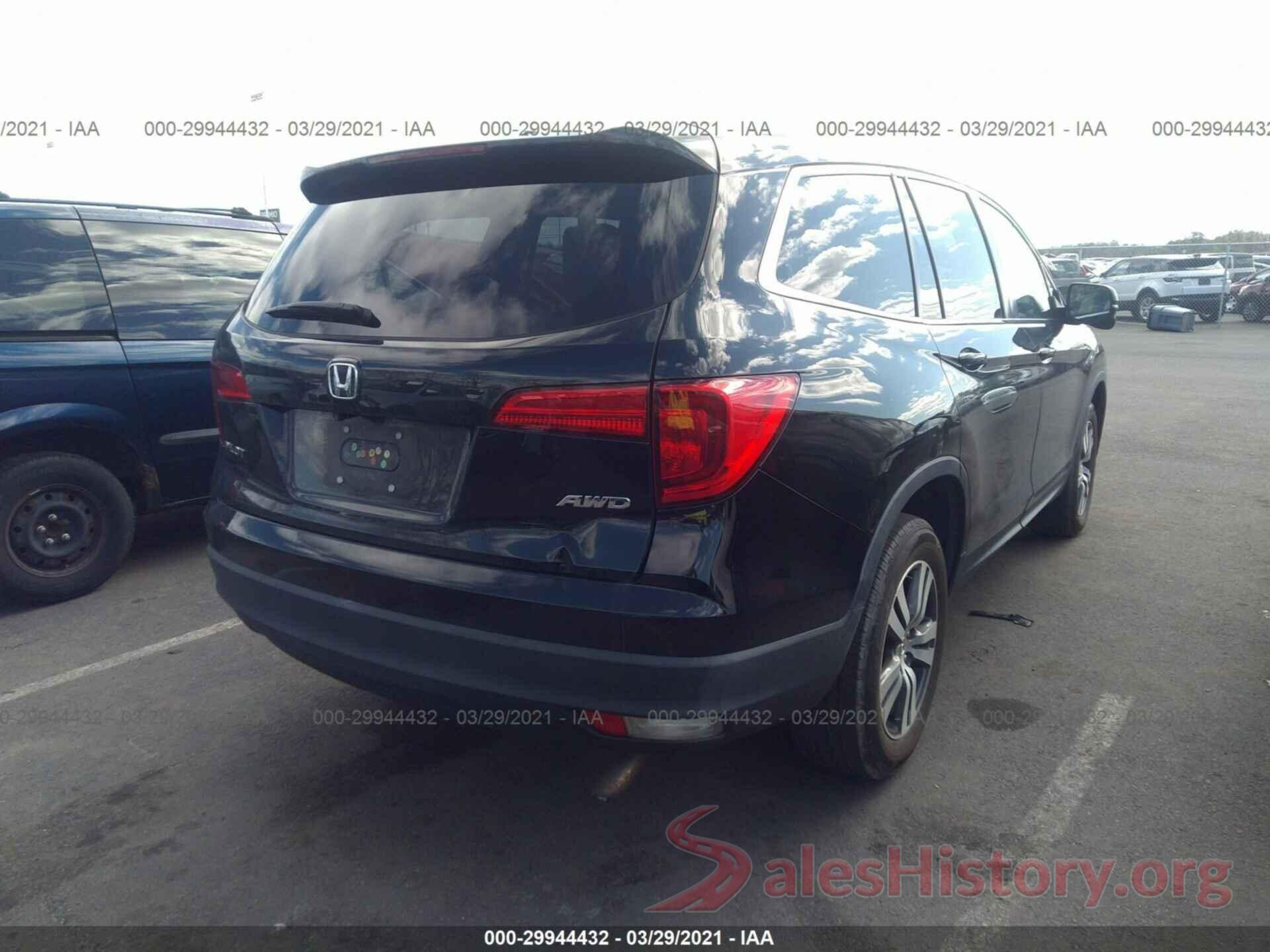 5FNYF6H79GB048646 2016 HONDA PILOT