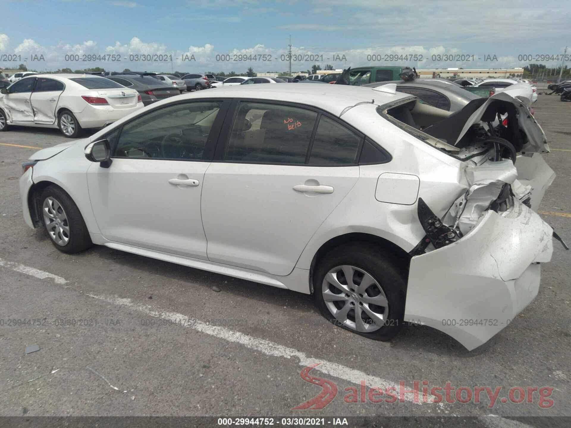 JTDEPRAE2LJ065642 2020 TOYOTA COROLLA