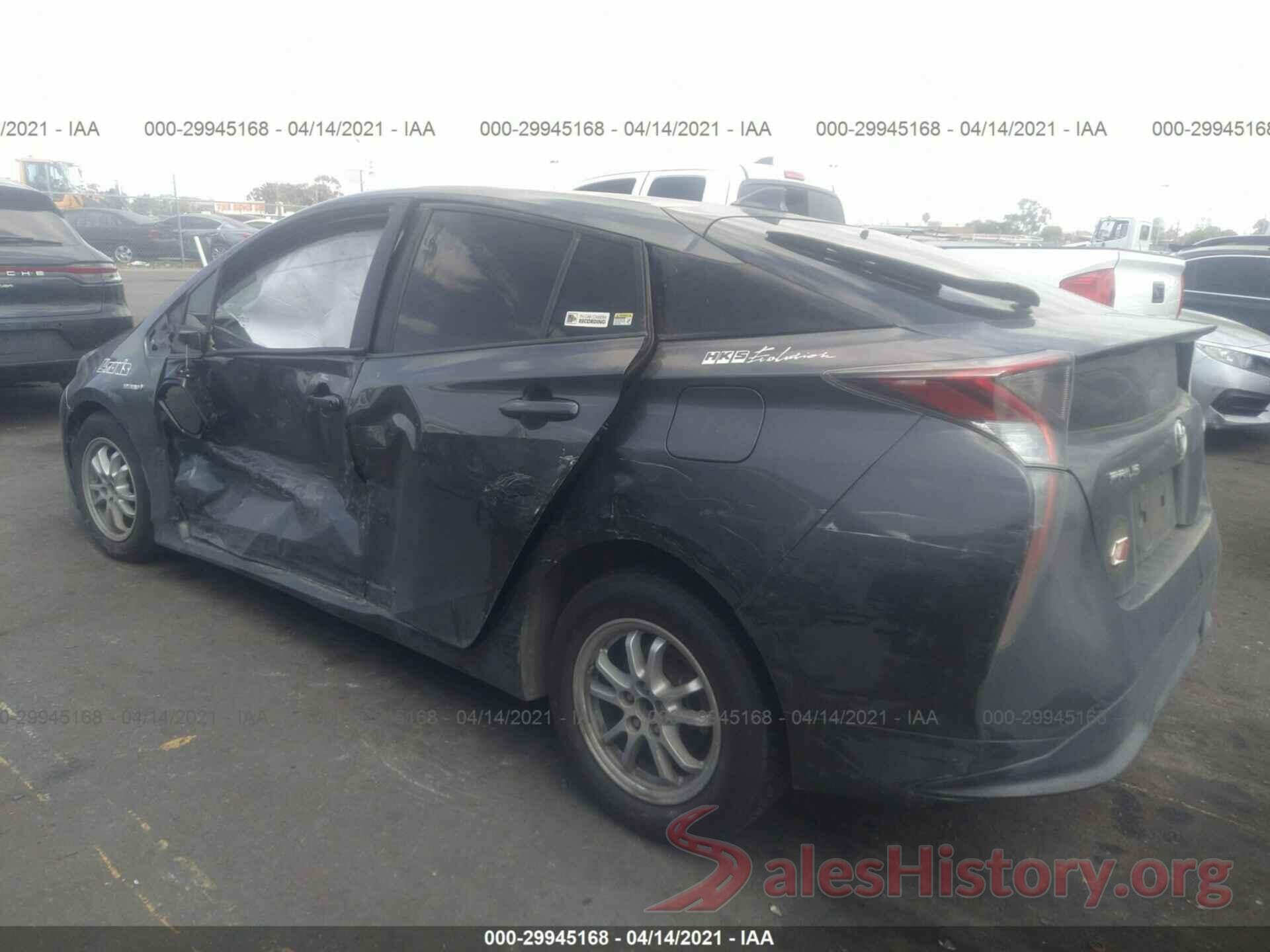 JTDKARFU3G3023835 2016 TOYOTA PRIUS