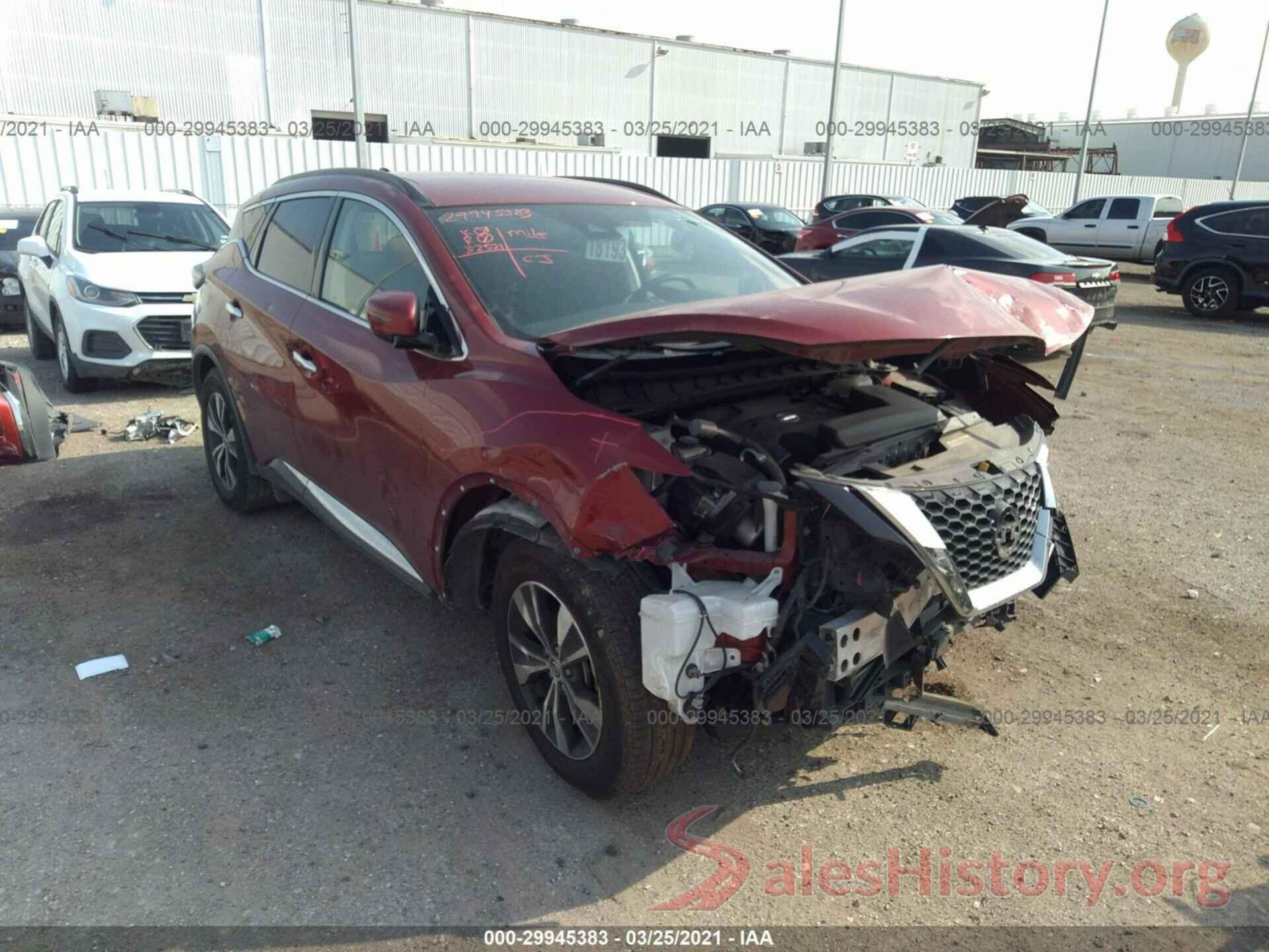 5N1AZ2BJXLN103408 2020 NISSAN MURANO