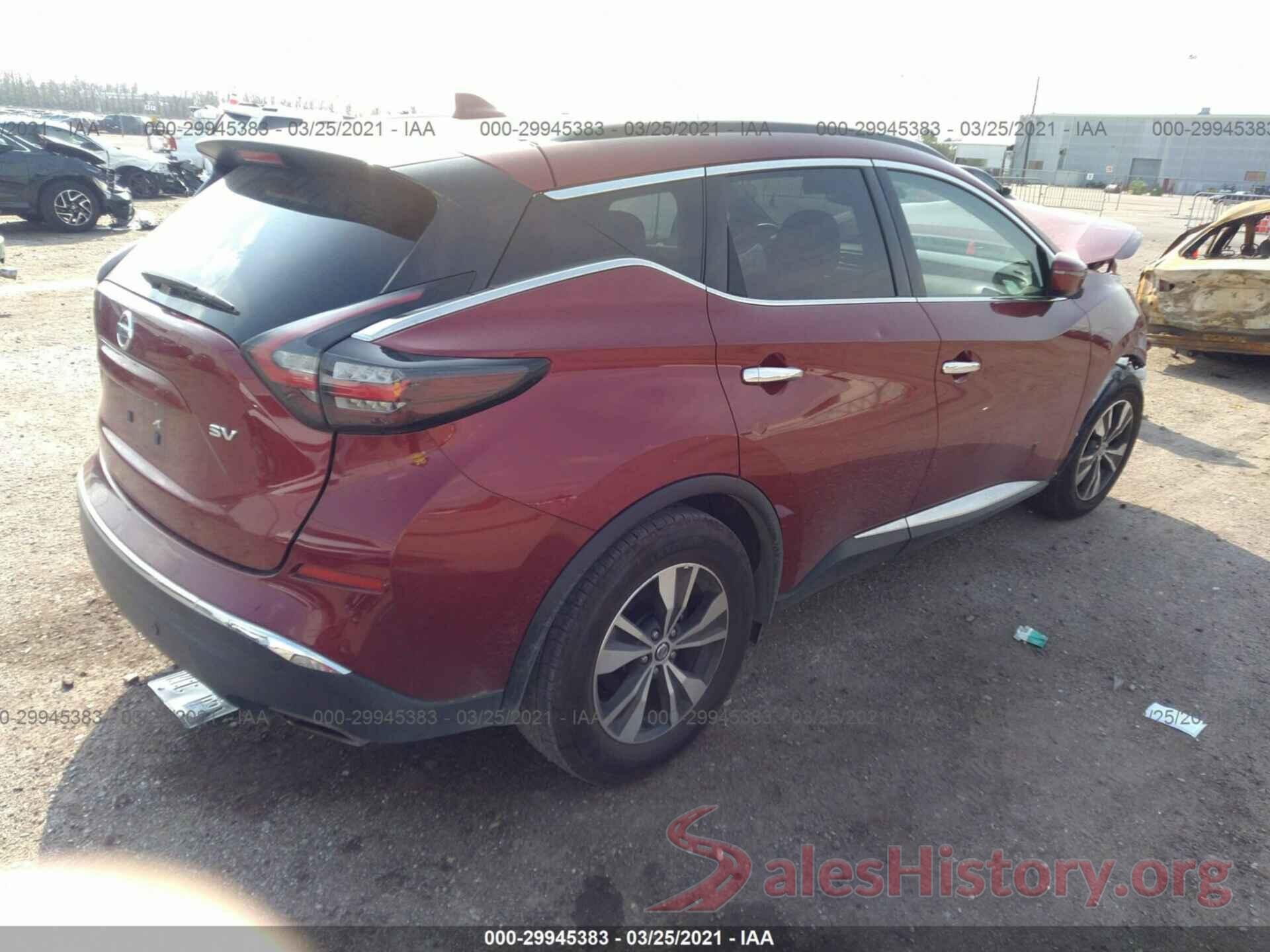 5N1AZ2BJXLN103408 2020 NISSAN MURANO