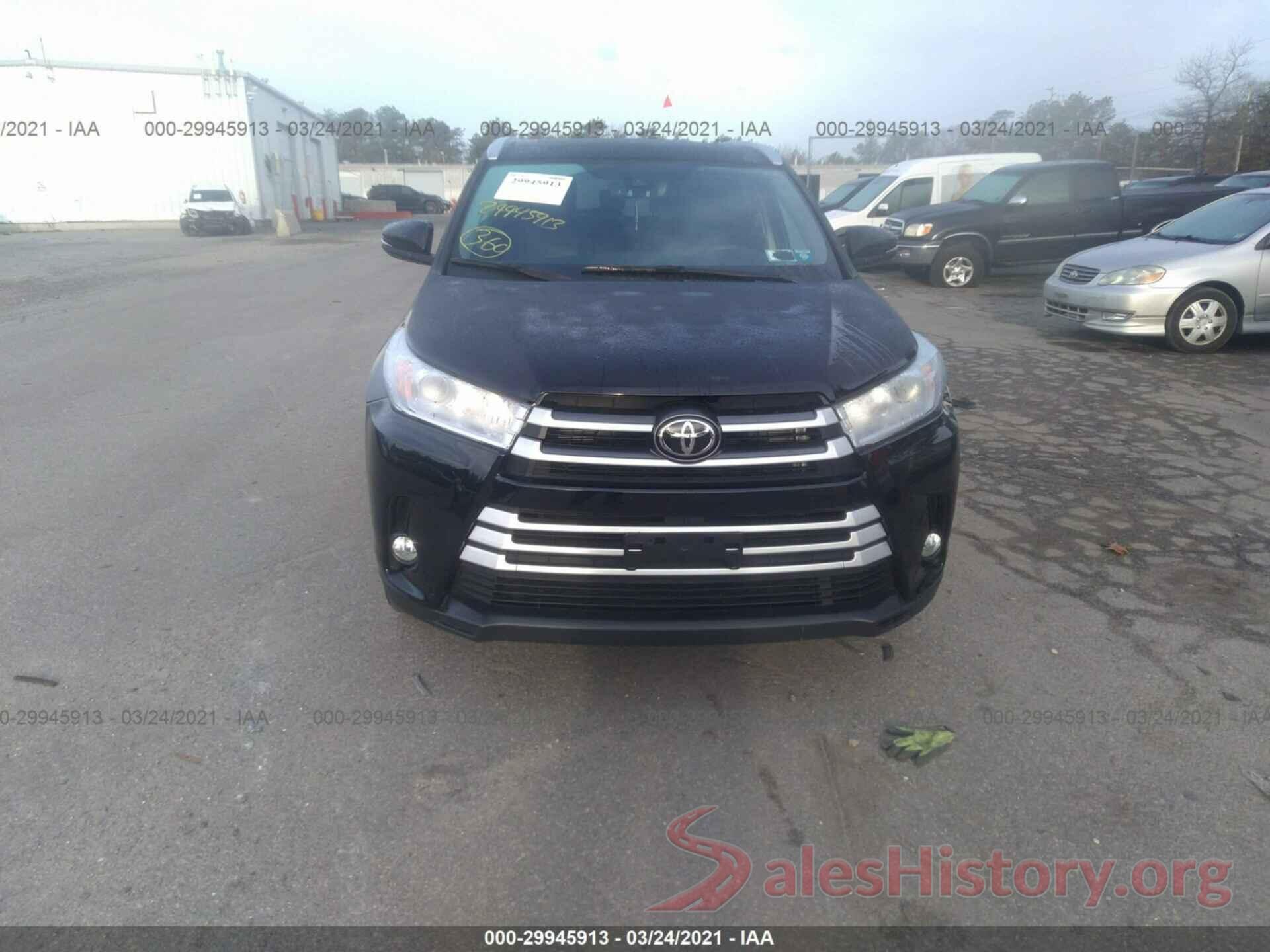 5TDJZRFH4KS594555 2019 TOYOTA HIGHLANDER