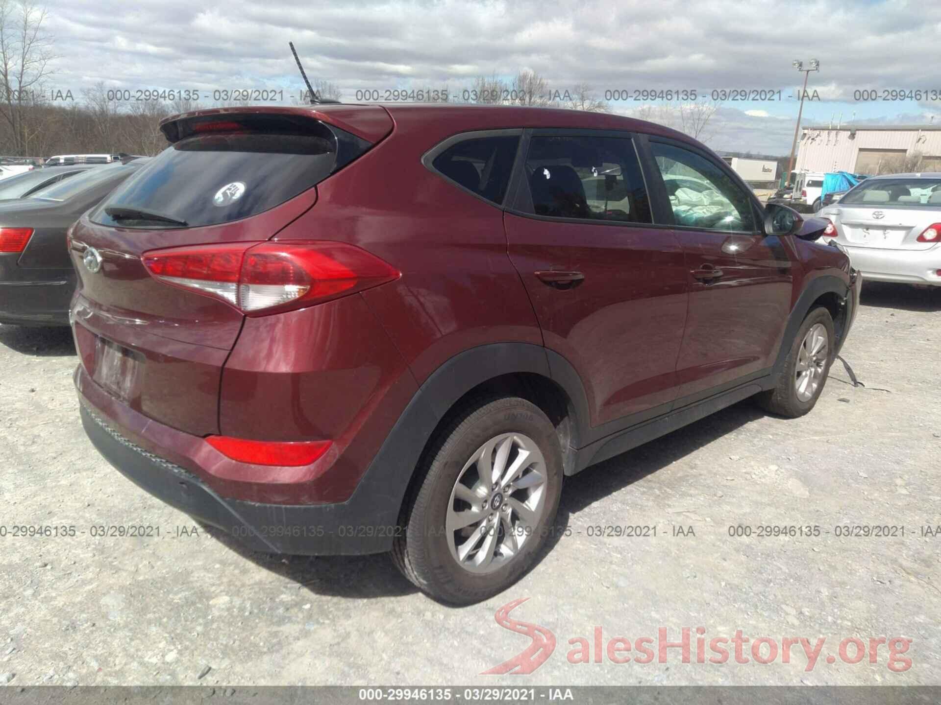 KM8J23A4XHU357350 2017 HYUNDAI TUCSON