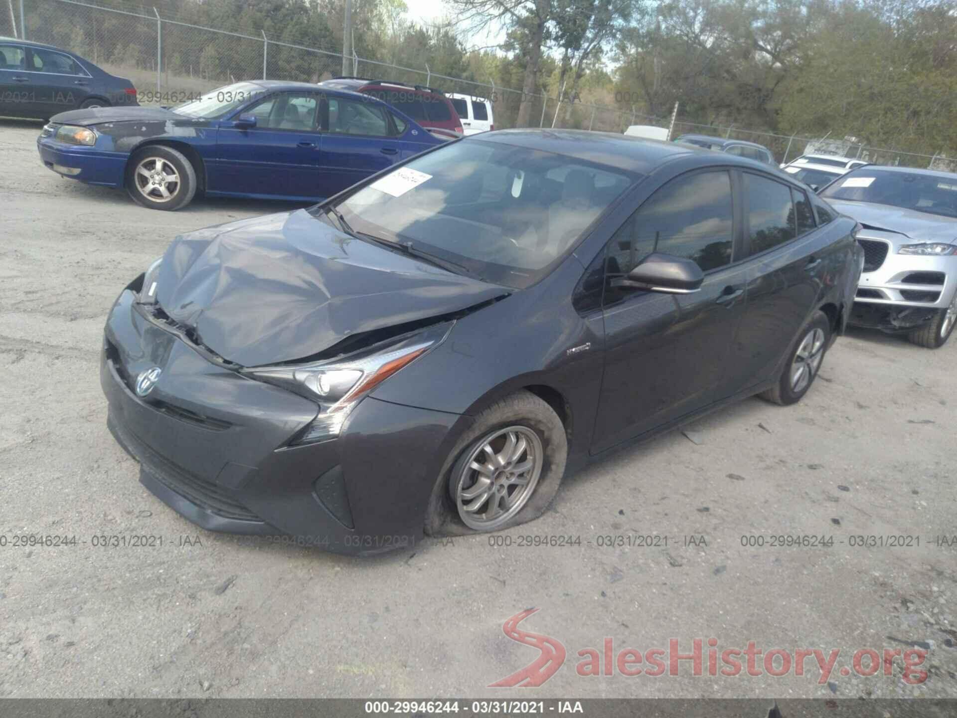 JTDKARFU1G3011182 2016 TOYOTA PRIUS