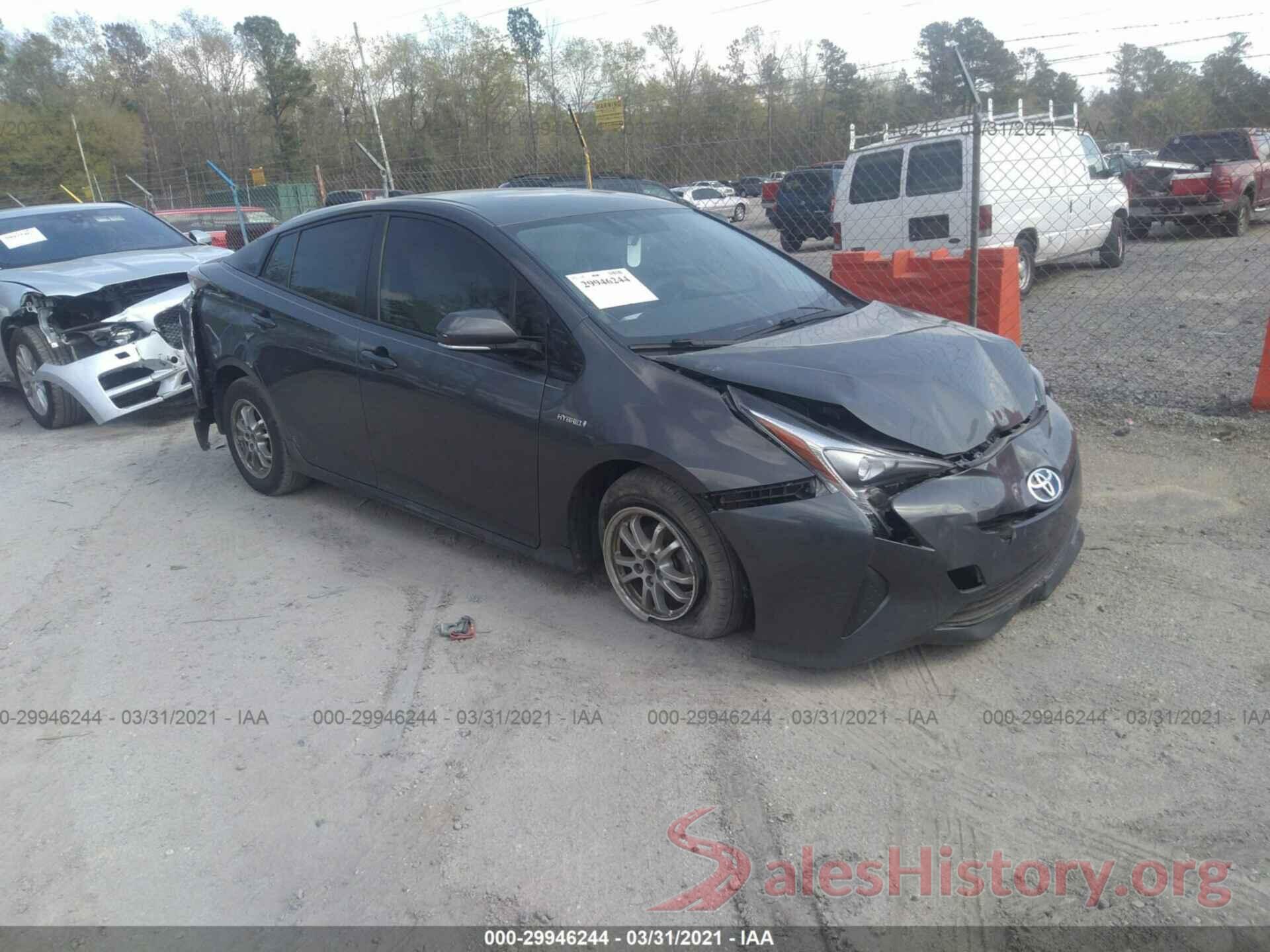 JTDKARFU1G3011182 2016 TOYOTA PRIUS