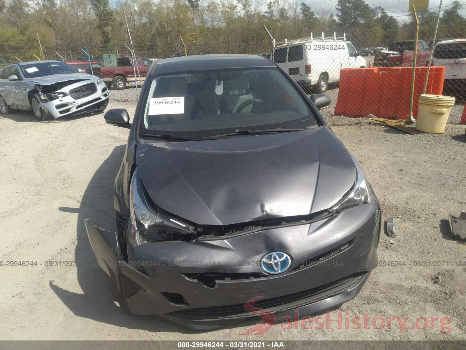 JTDKARFU1G3011182 2016 TOYOTA PRIUS