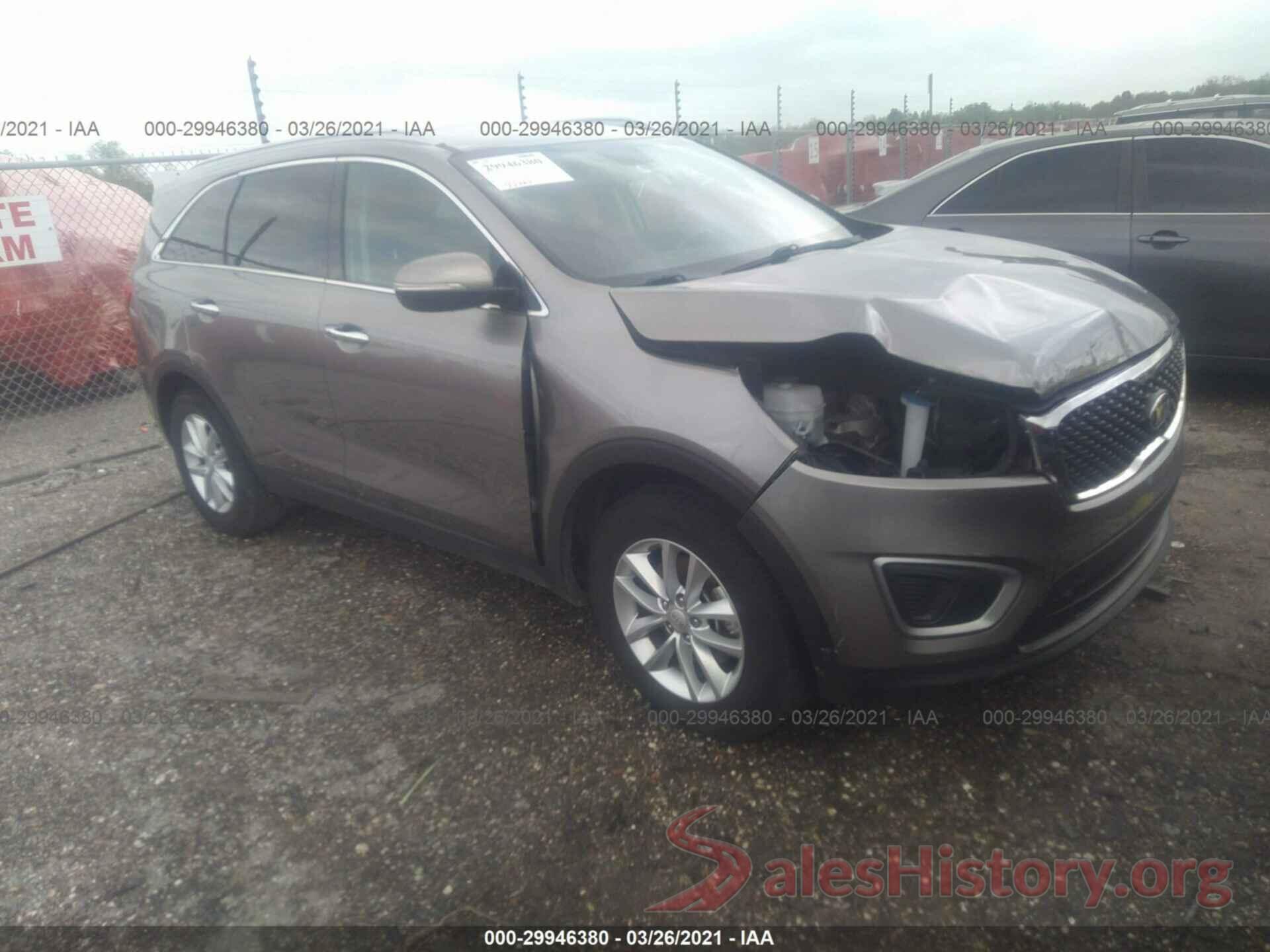 5XYPG4A3XHG266237 2017 KIA SORENTO