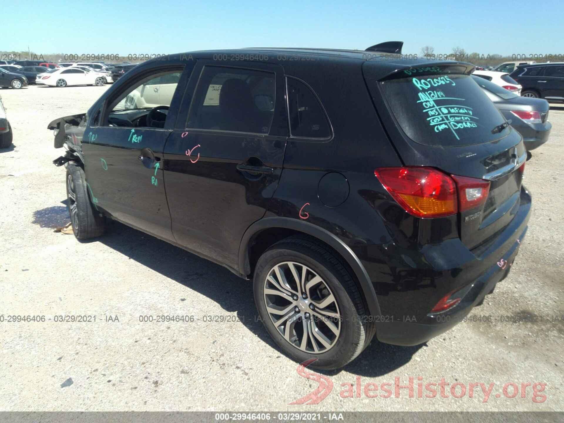 JA4AP3AU3JU010934 2018 MITSUBISHI OUTLANDER SPORT