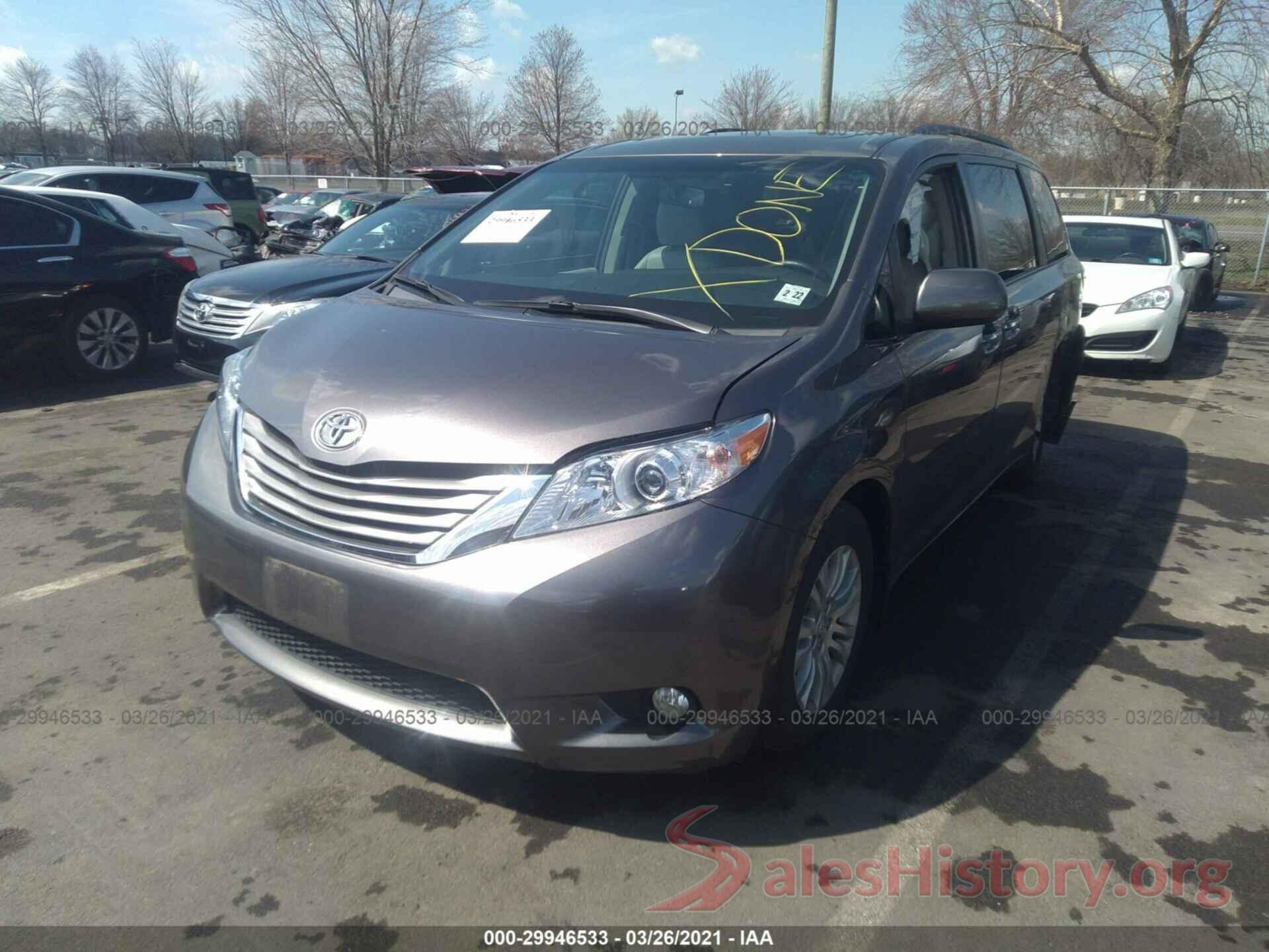 5TDYZ3DC5HS769813 2017 TOYOTA SIENNA