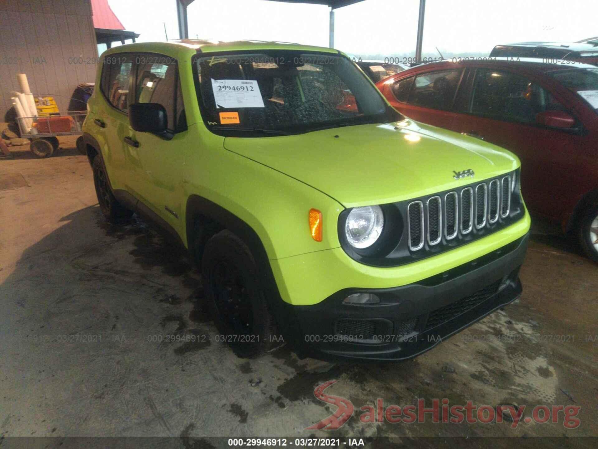 ZACCJAAB4HPF51487 2017 JEEP RENEGADE