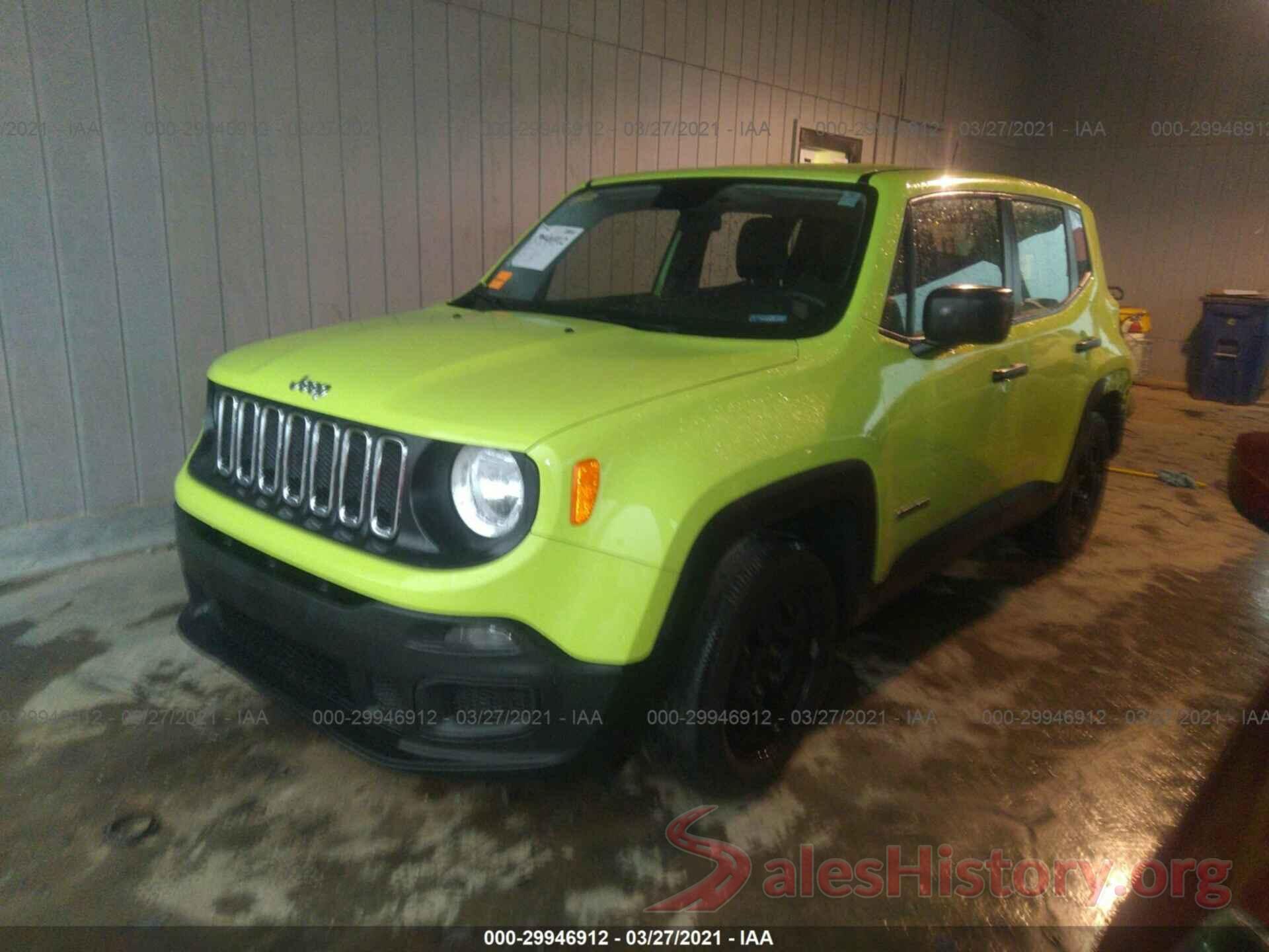 ZACCJAAB4HPF51487 2017 JEEP RENEGADE