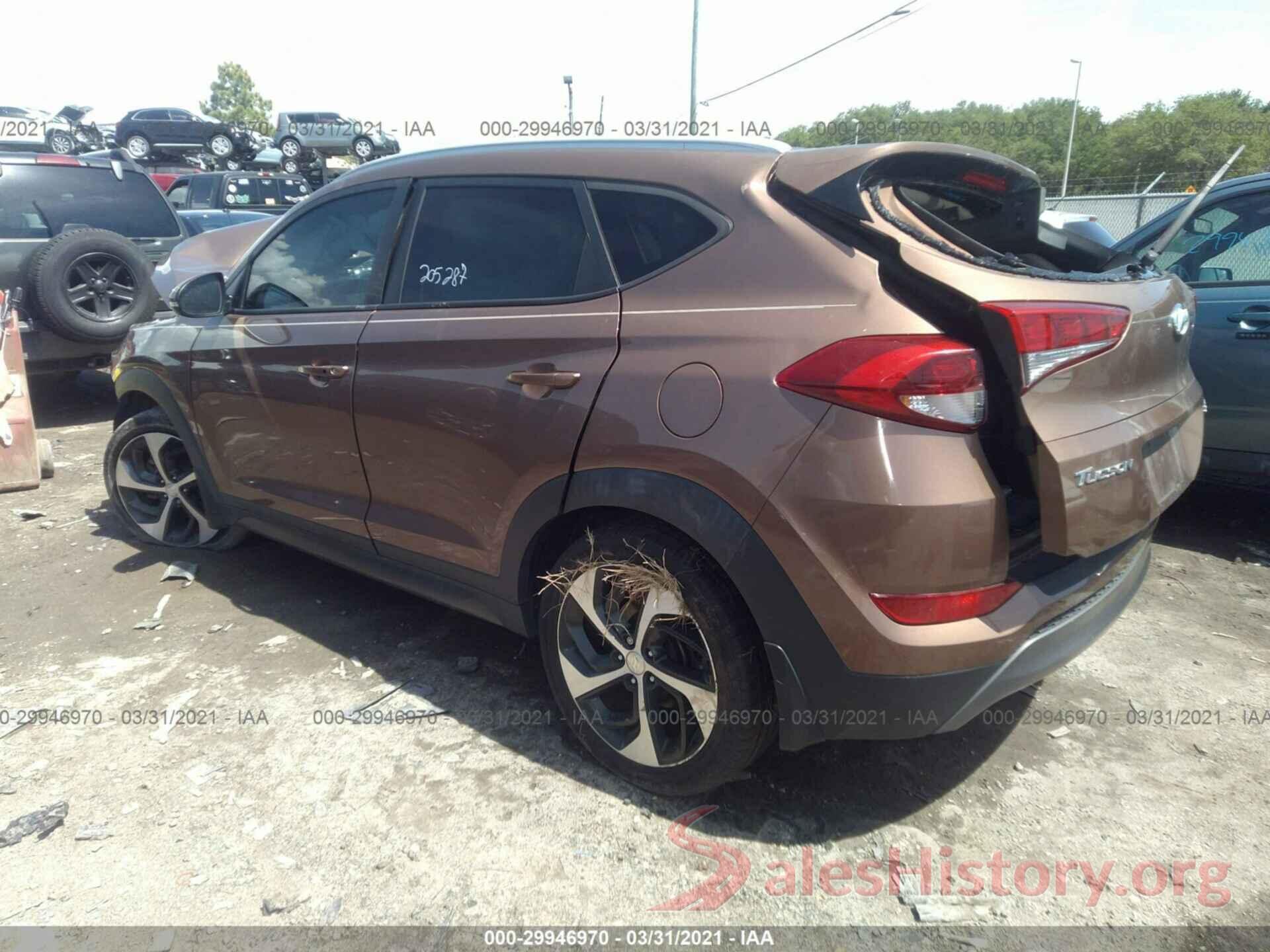 KM8J33A21GU205287 2016 HYUNDAI TUCSON