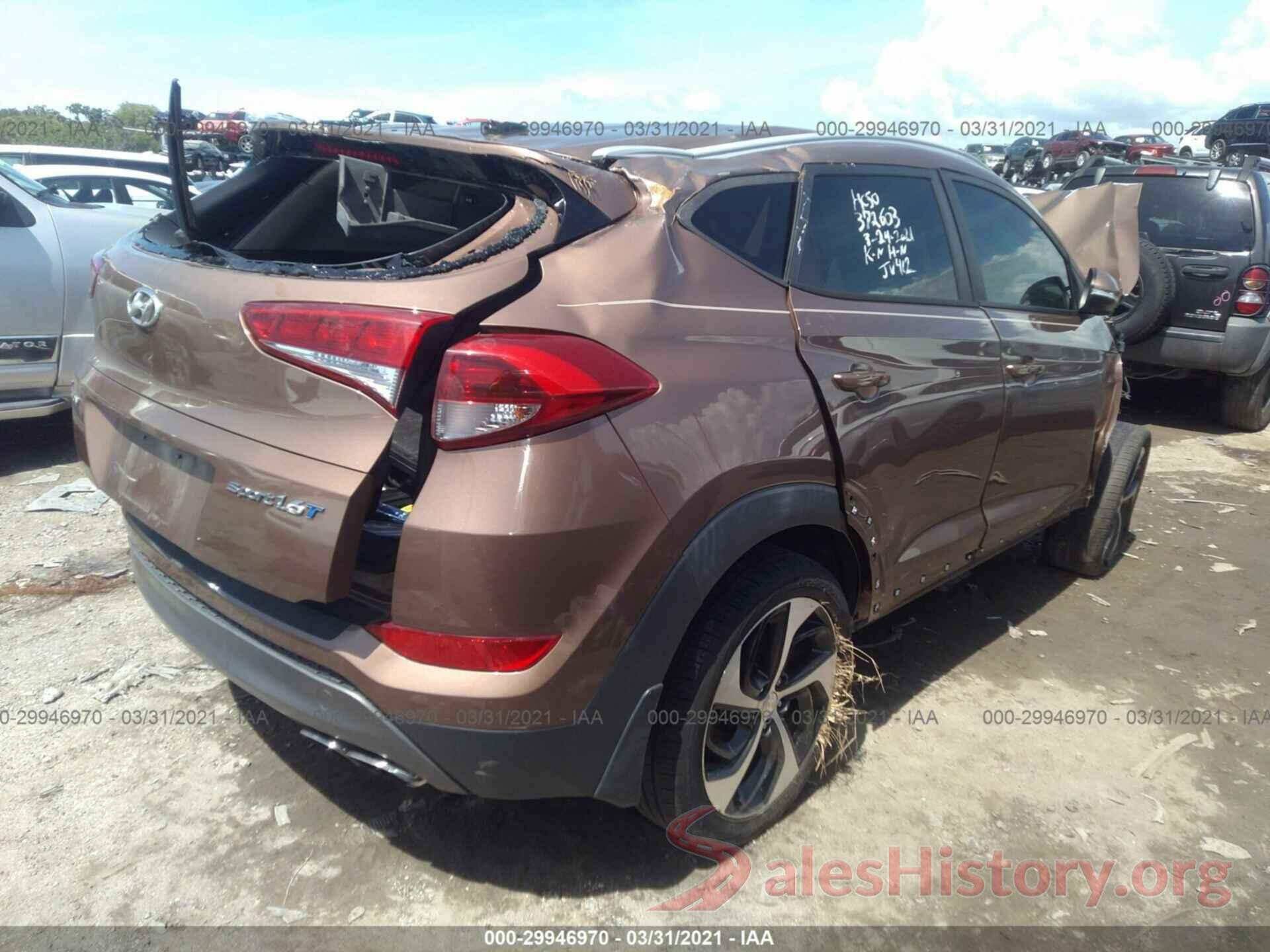 KM8J33A21GU205287 2016 HYUNDAI TUCSON