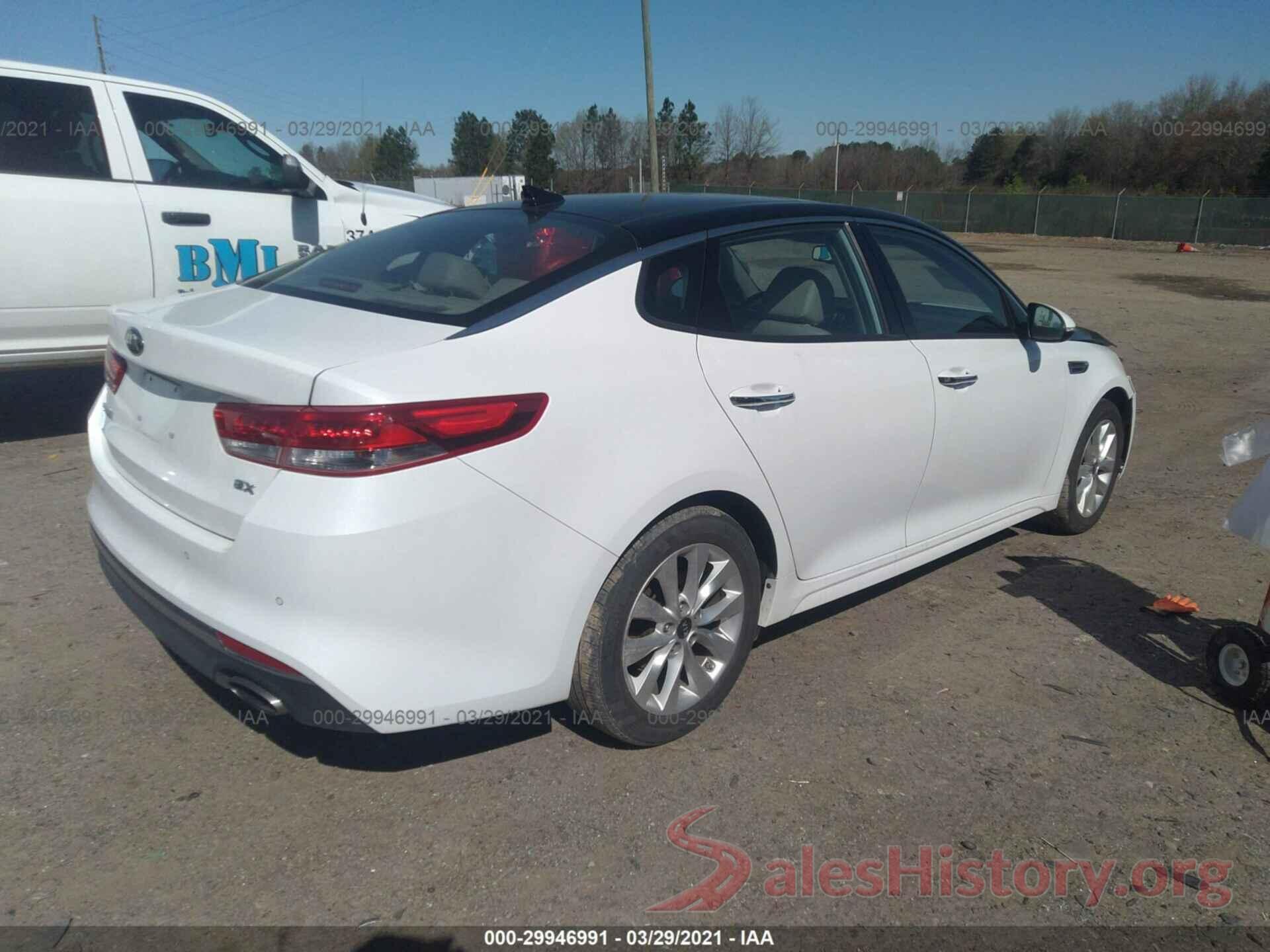 5XXGU4L32GG093466 2016 KIA OPTIMA