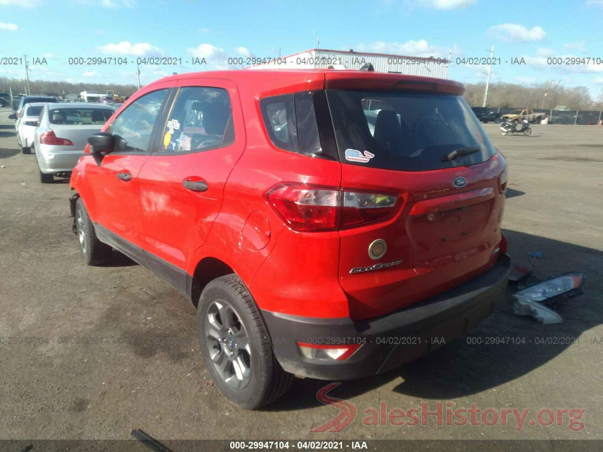 MAJ6P1SL9JC205292 2018 FORD ECOSPORT