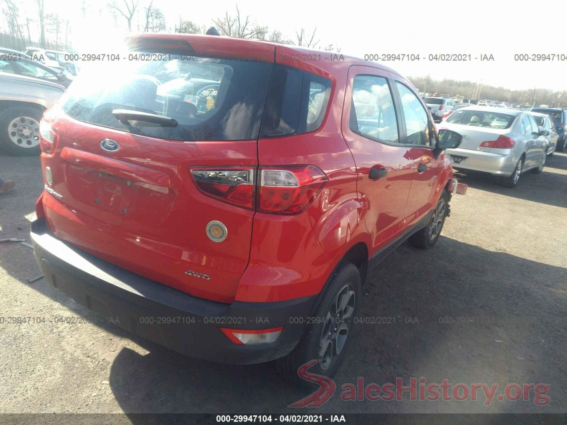 MAJ6P1SL9JC205292 2018 FORD ECOSPORT