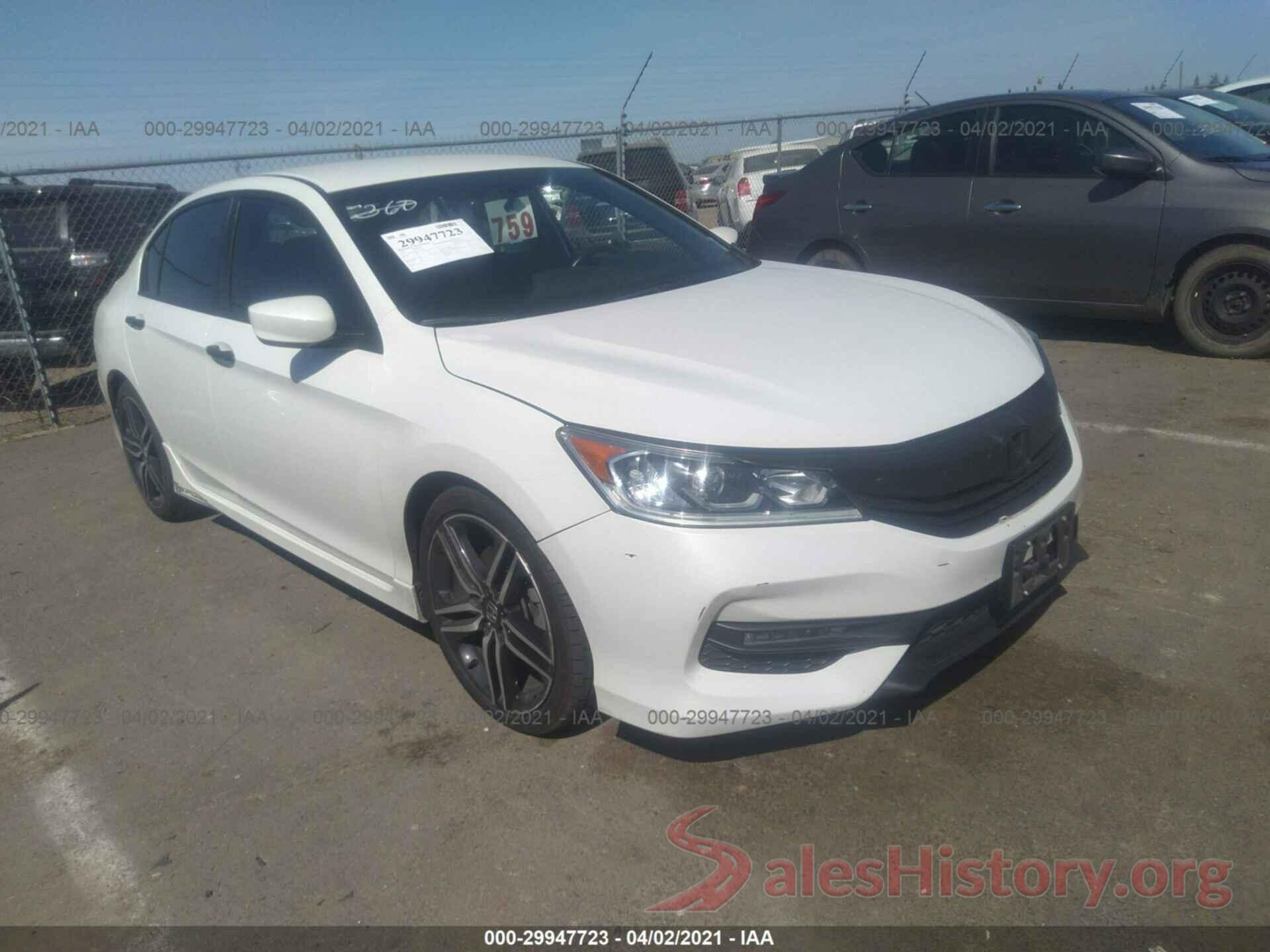 1HGCR2F56GA190572 2016 HONDA ACCORD SEDAN