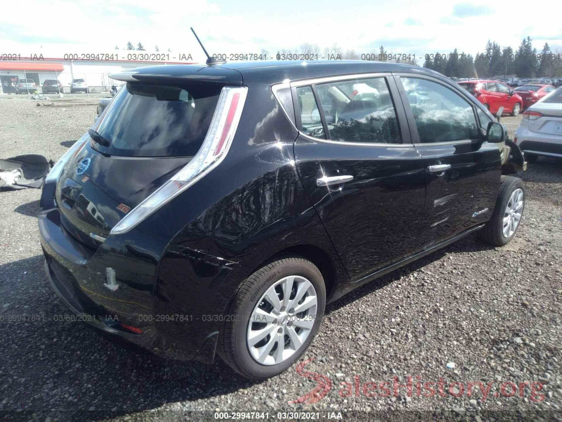 1N4BZ0CP0HC309474 2017 NISSAN LEAF