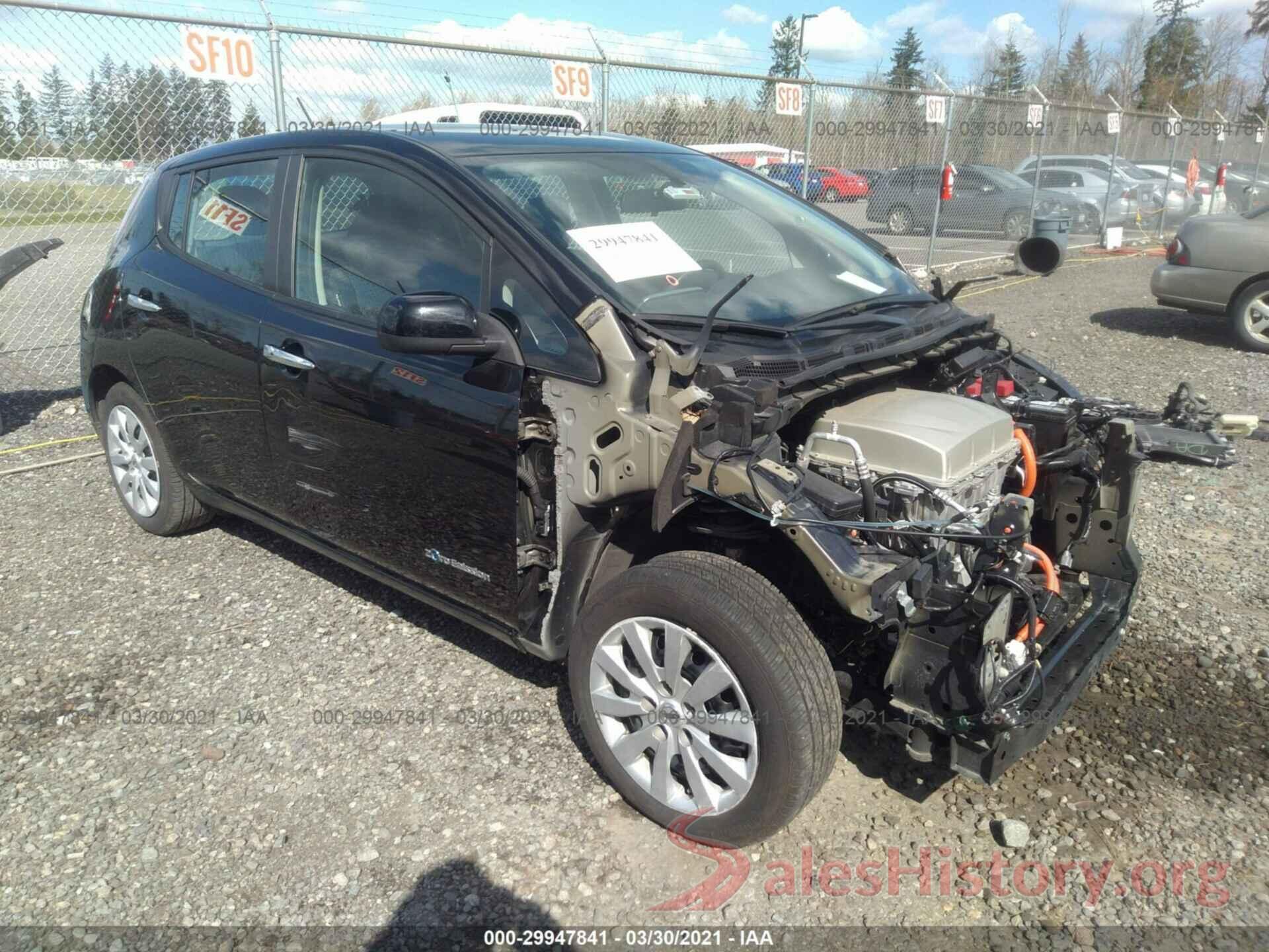 1N4BZ0CP0HC309474 2017 NISSAN LEAF