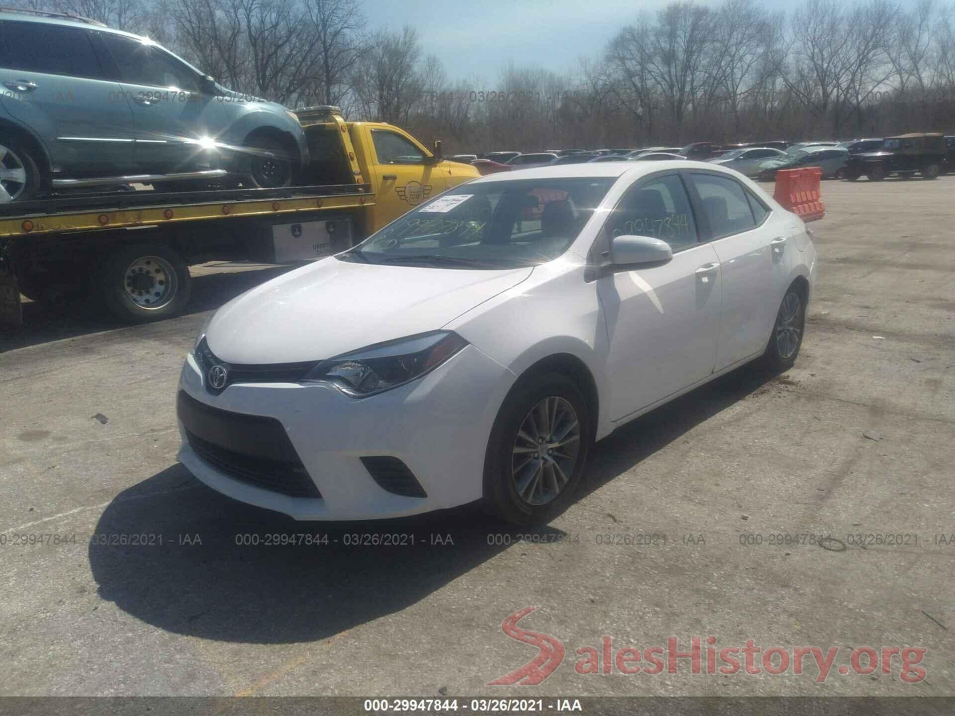 5YFBURHE3GP399780 2016 TOYOTA COROLLA