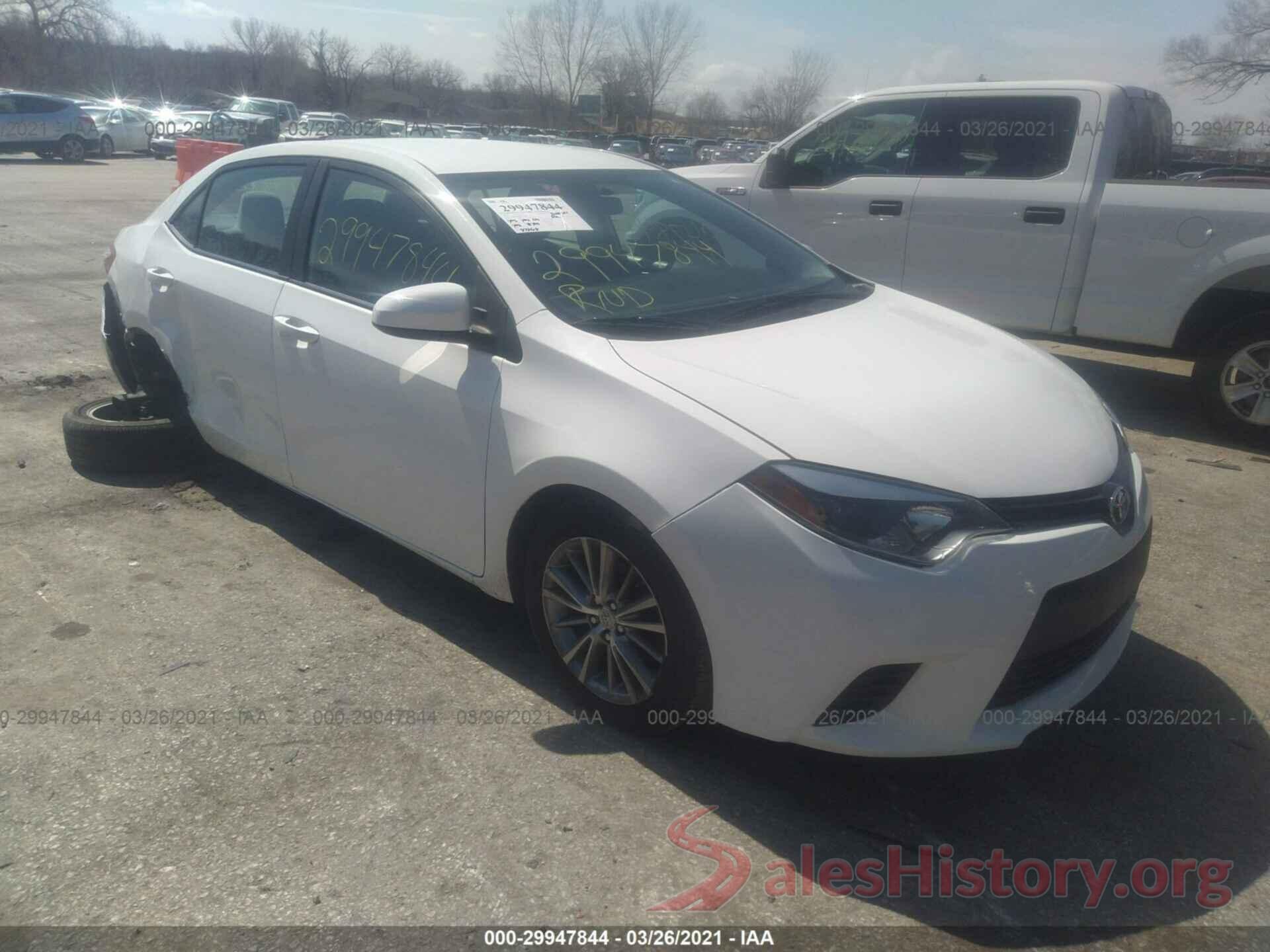 5YFBURHE3GP399780 2016 TOYOTA COROLLA