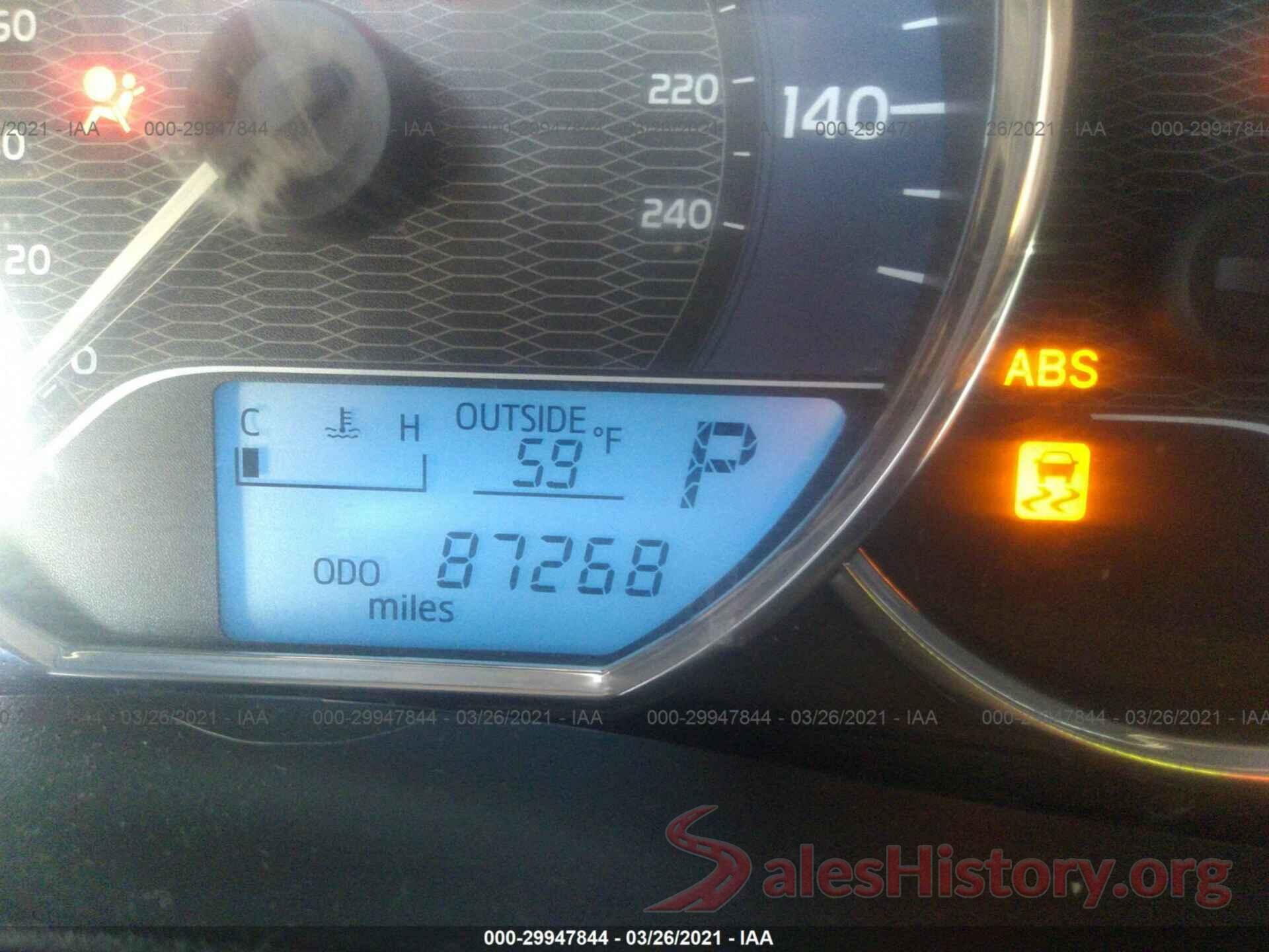 5YFBURHE3GP399780 2016 TOYOTA COROLLA