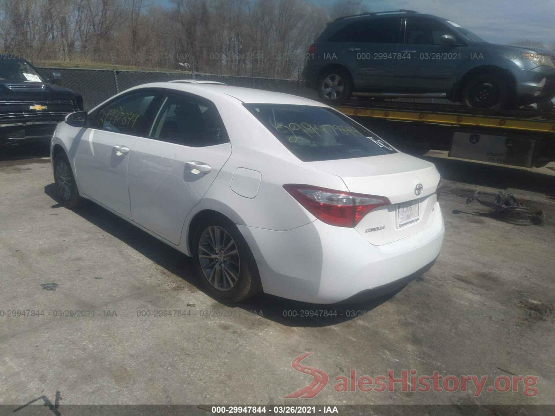 5YFBURHE3GP399780 2016 TOYOTA COROLLA