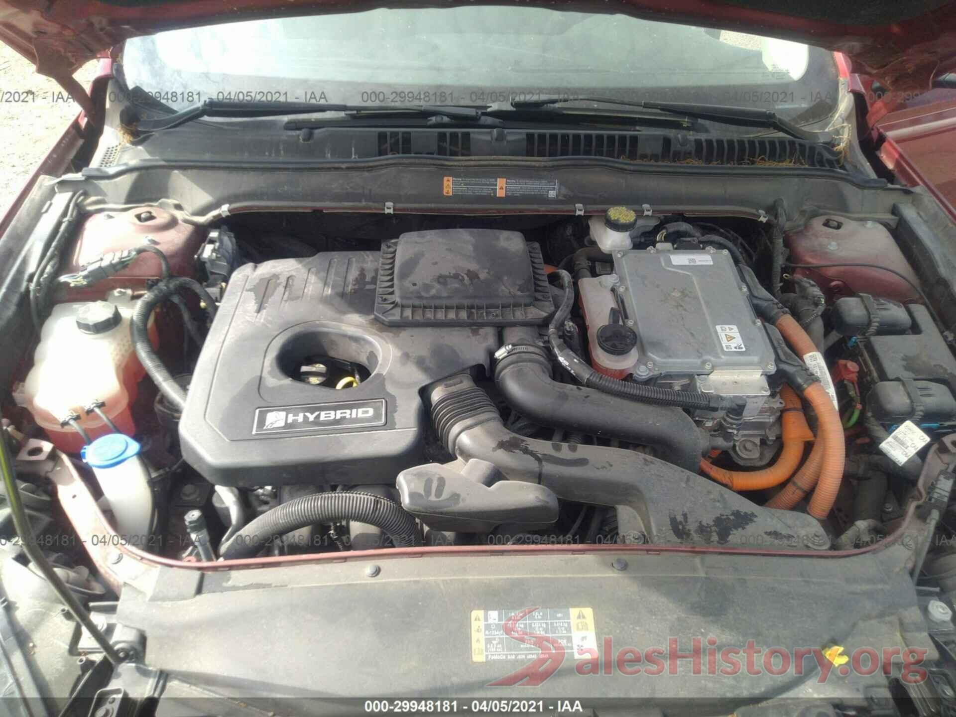 3FA6P0LU0JR221741 2018 FORD FUSION HYBRID