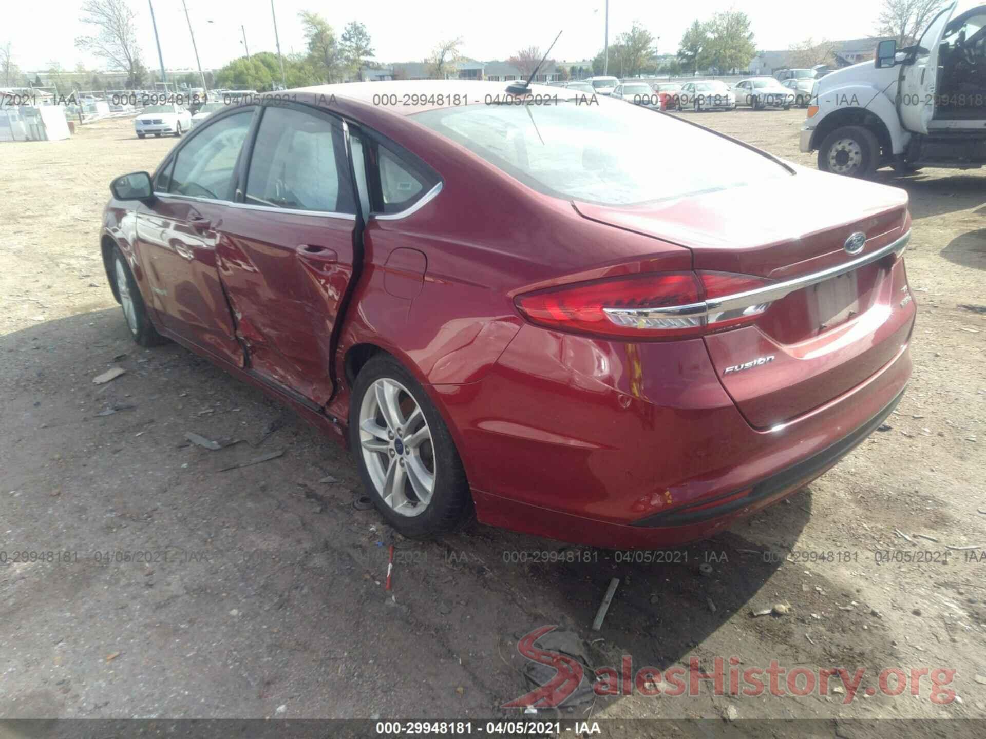 3FA6P0LU0JR221741 2018 FORD FUSION HYBRID