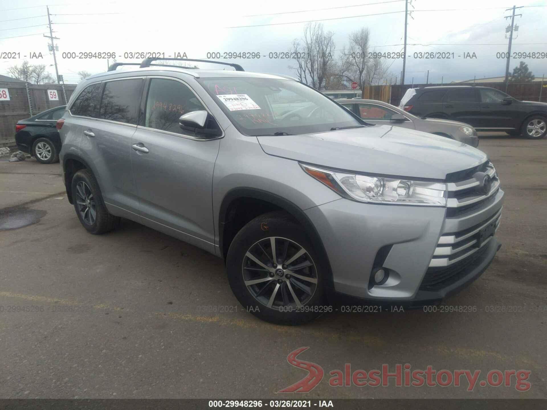 5TDJZRFH6JS491927 2018 TOYOTA HIGHLANDER